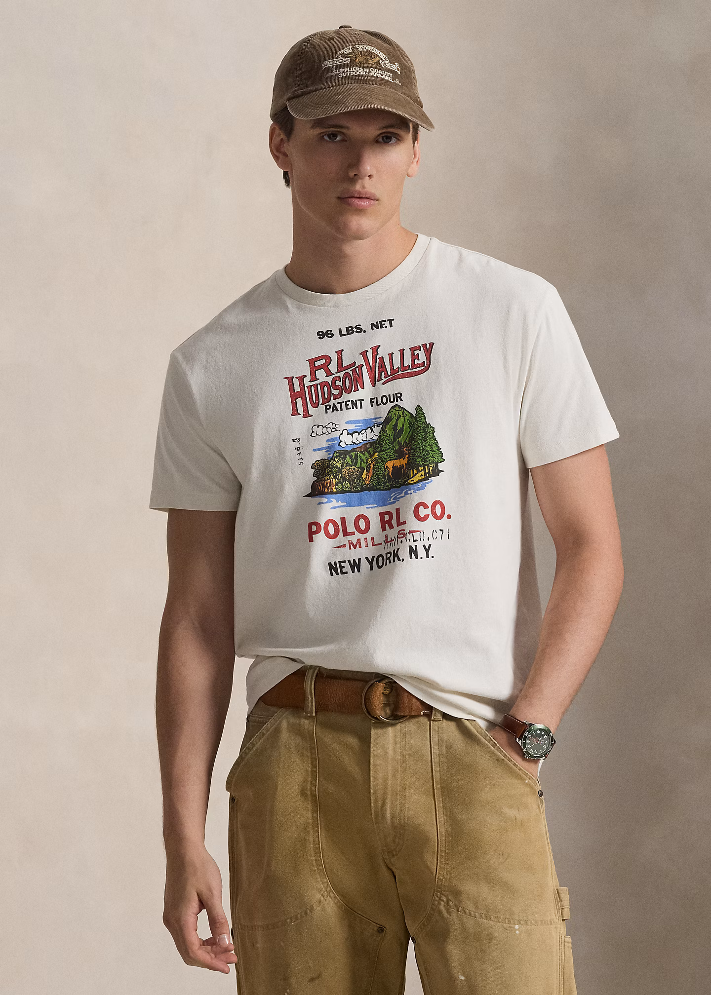 Classic-Fit Jersey-T-Shirt mit Grafik - RALPH LAUREN OUTLET