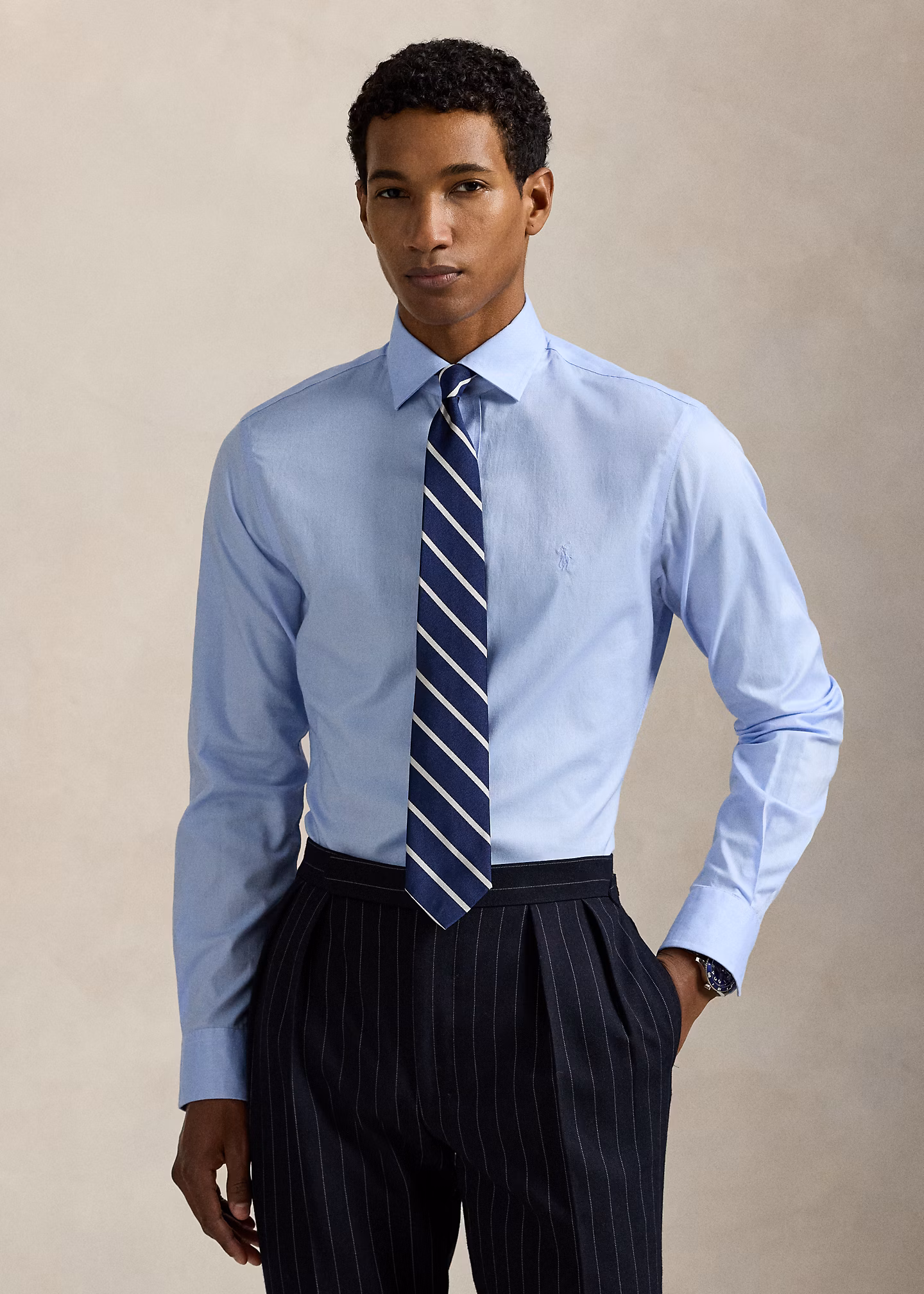 Strukturiertes Custom-Fit Hemd - RALPH LAUREN OUTLET