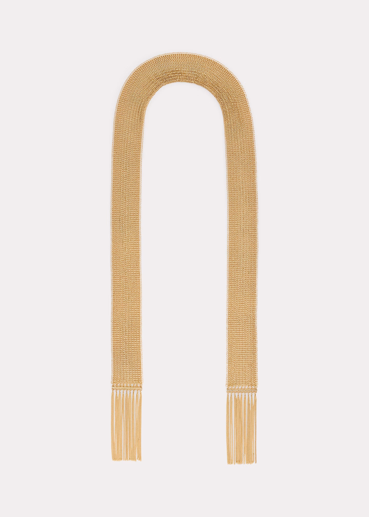 Vergoldete Schal-Halskette mit Fransen - RALPH LAUREN OUTLET