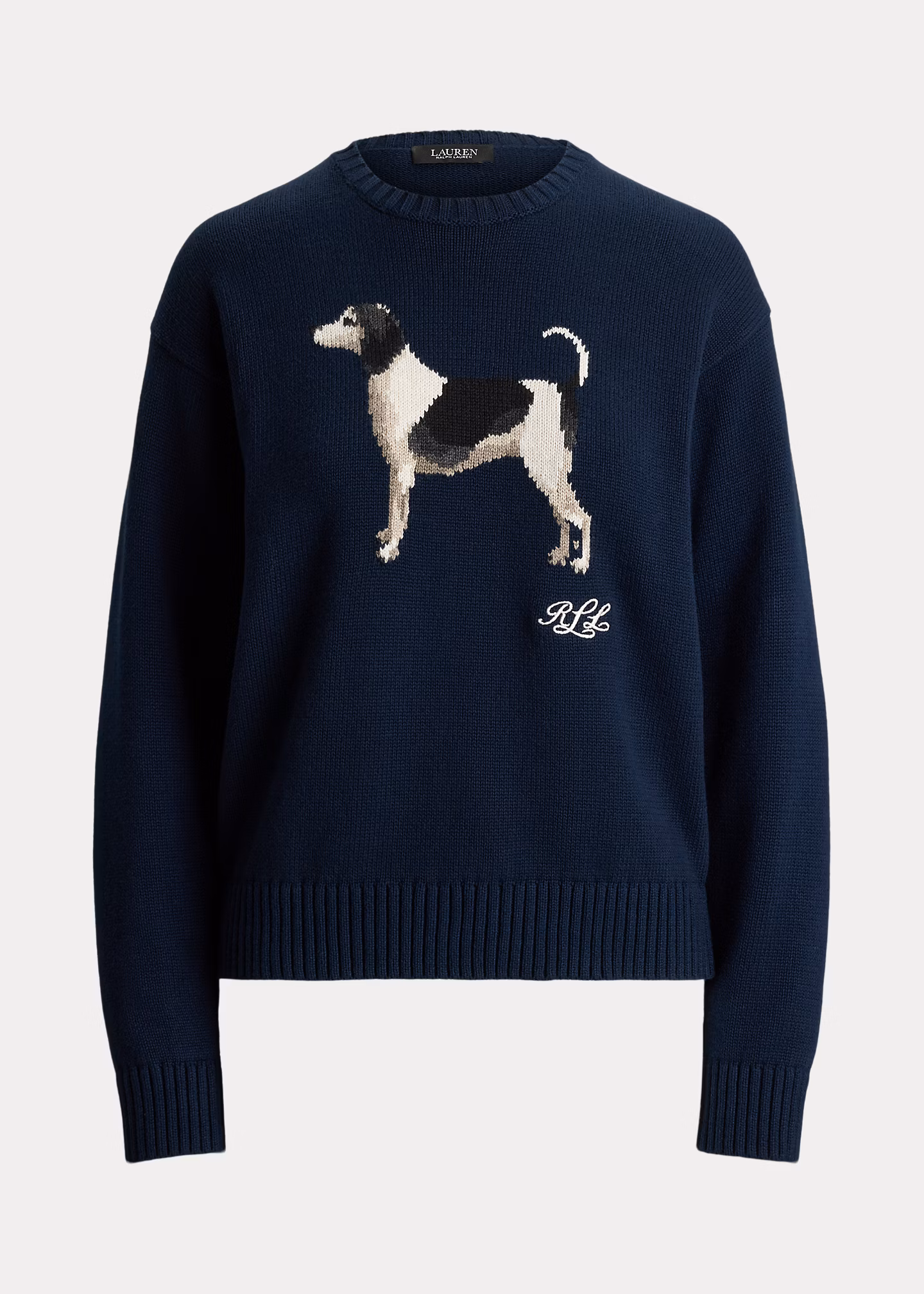 Baumwollpullover mit Hundemotiv - RALPH LAUREN OUTLET