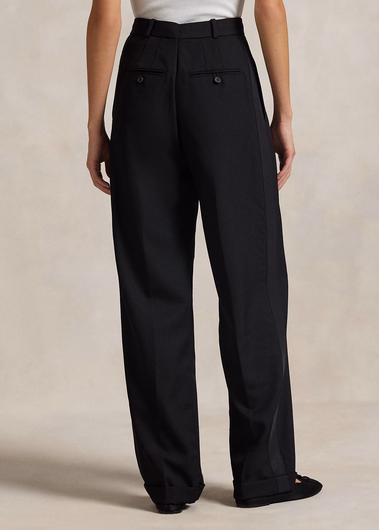 Bacall-Smokinghose aus Wolle - RALPH LAUREN OUTLET