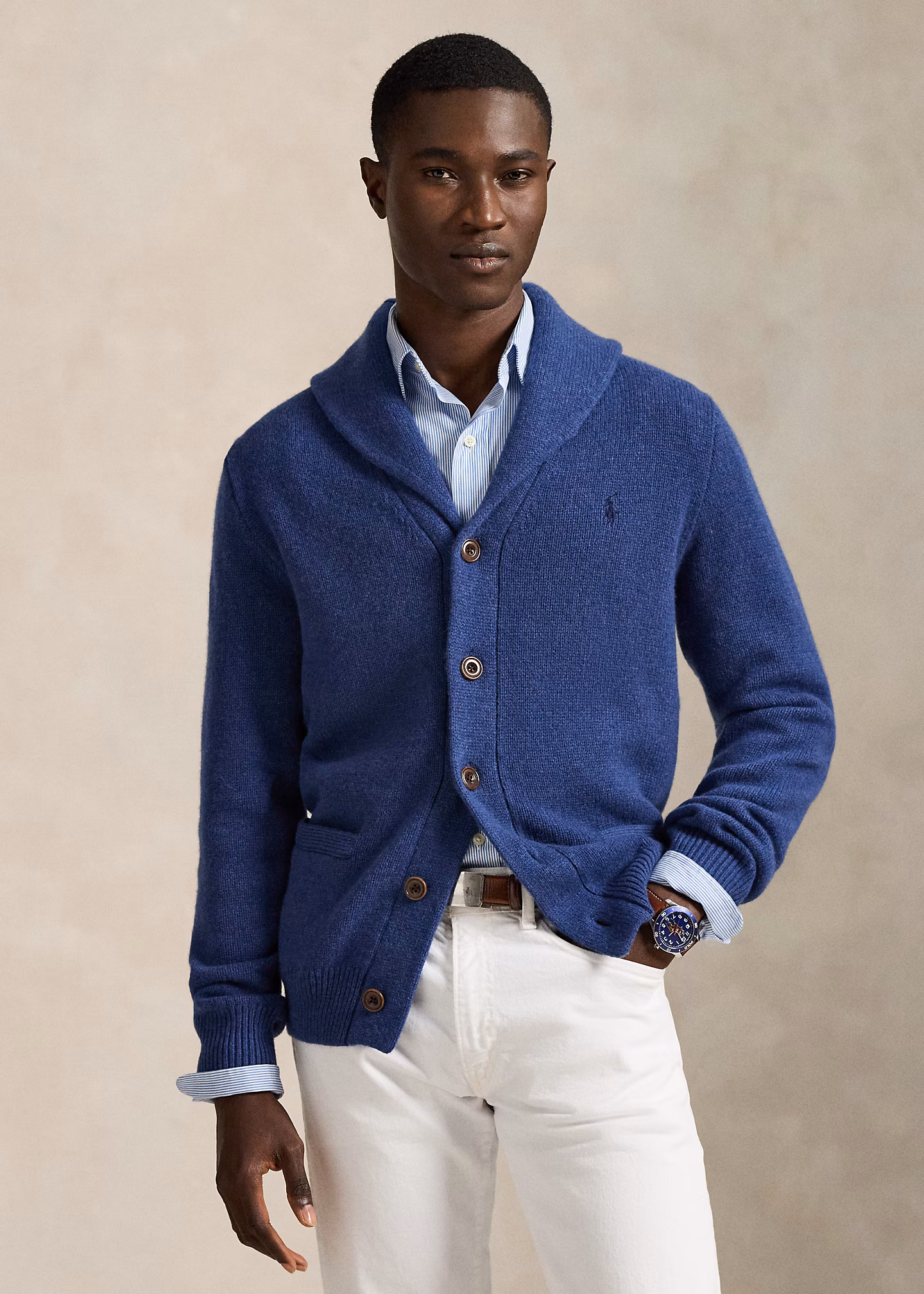 Strickjacke mit Schalkragen - RALPH LAUREN OUTLET