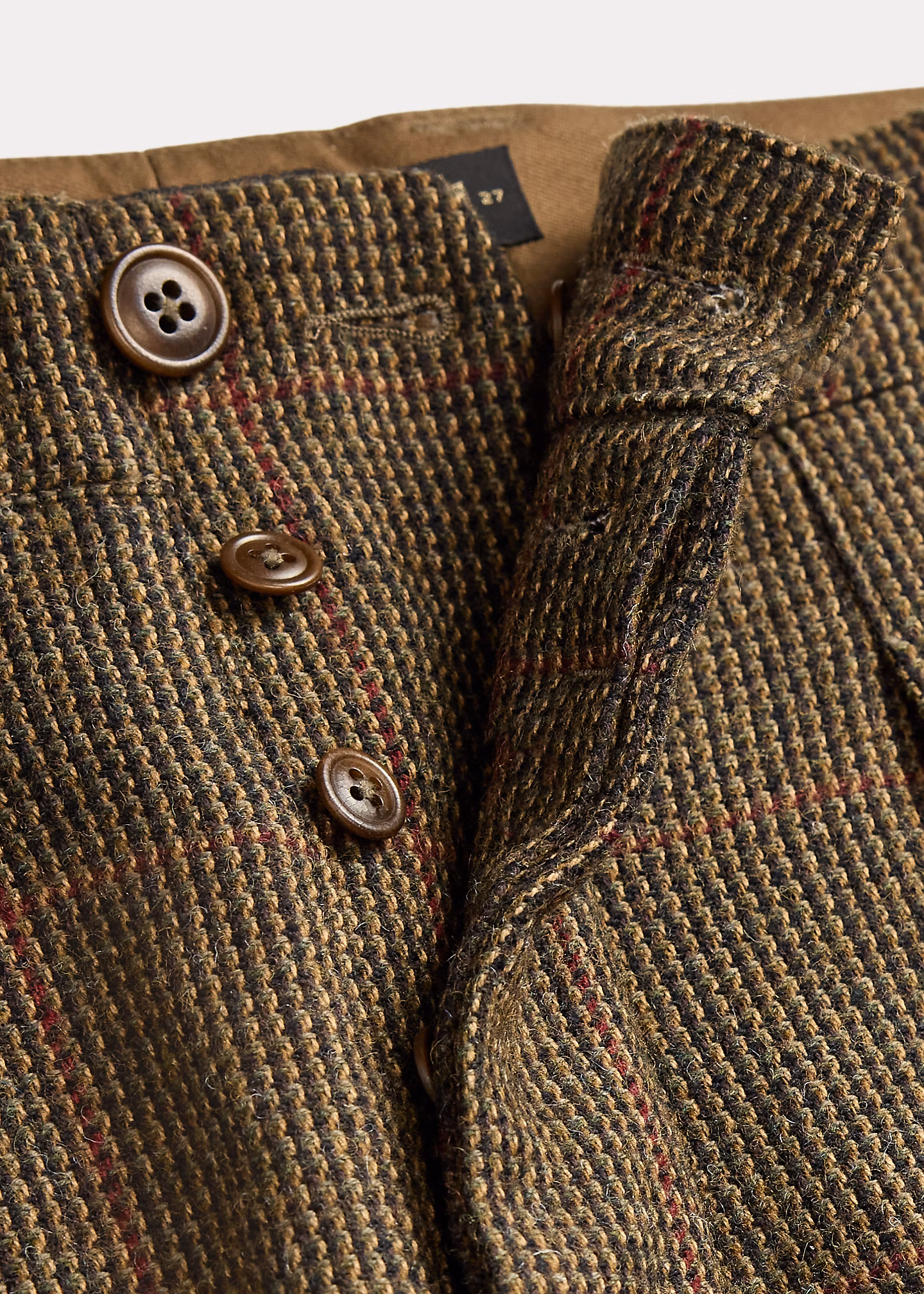 Tweedhose mit Windowpane-Karo - RALPH LAUREN OUTLET