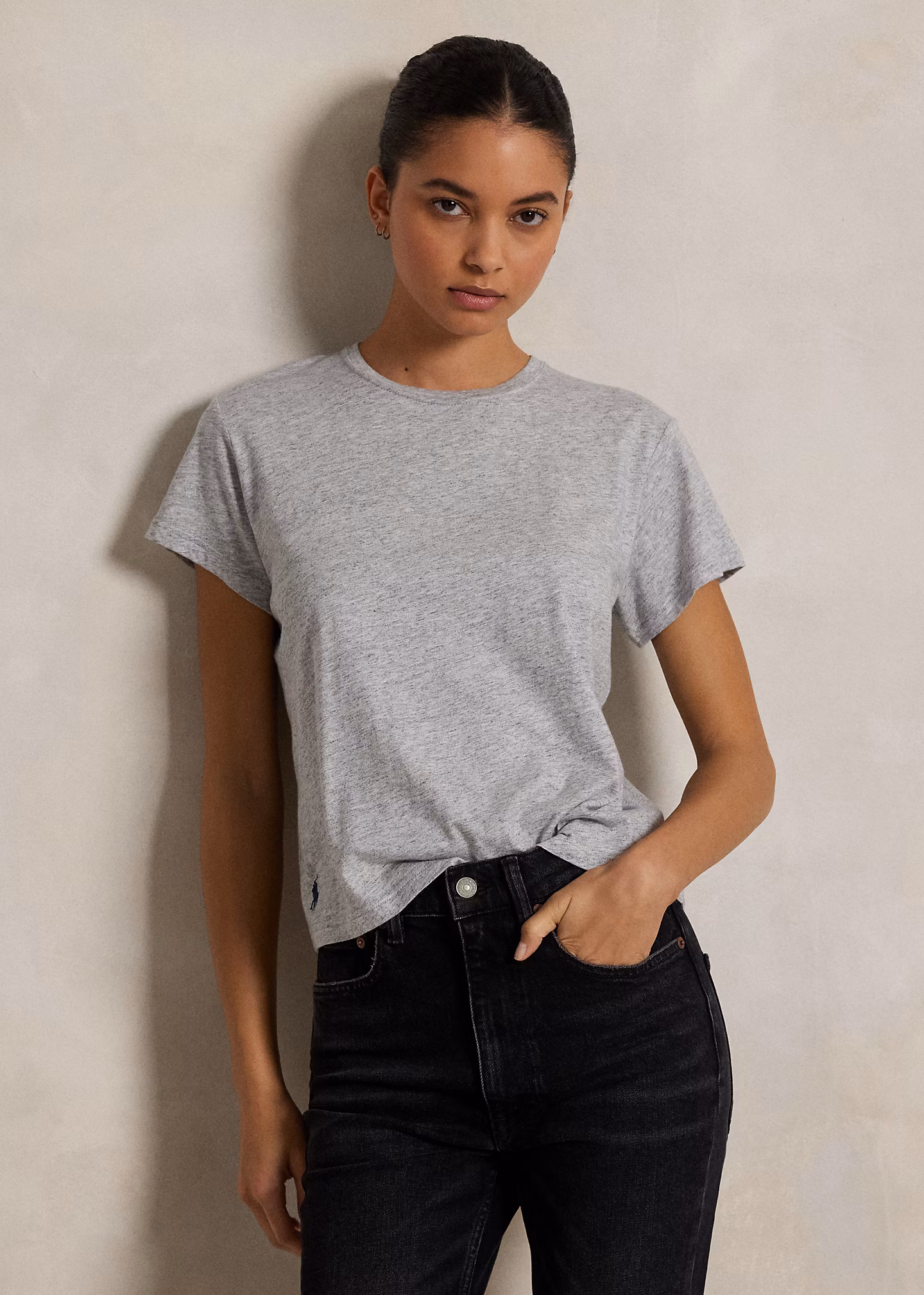 Classic-Shrunken-Fit T-Shirt aus Jersey - RALPH LAUREN OUTLET