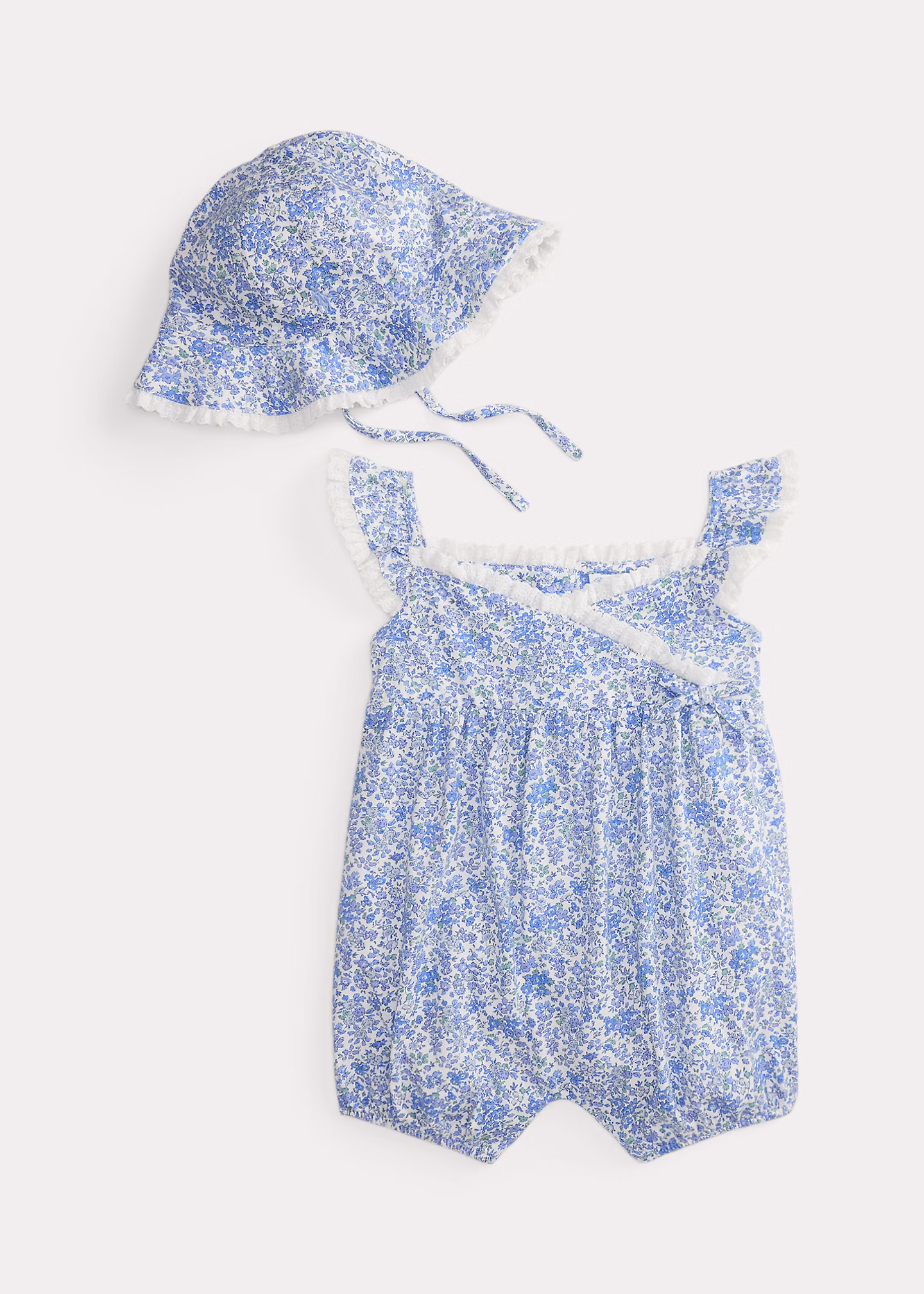 Sommerstrampler und Mütze aus Baumwolle - RALPH LAUREN OUTLET