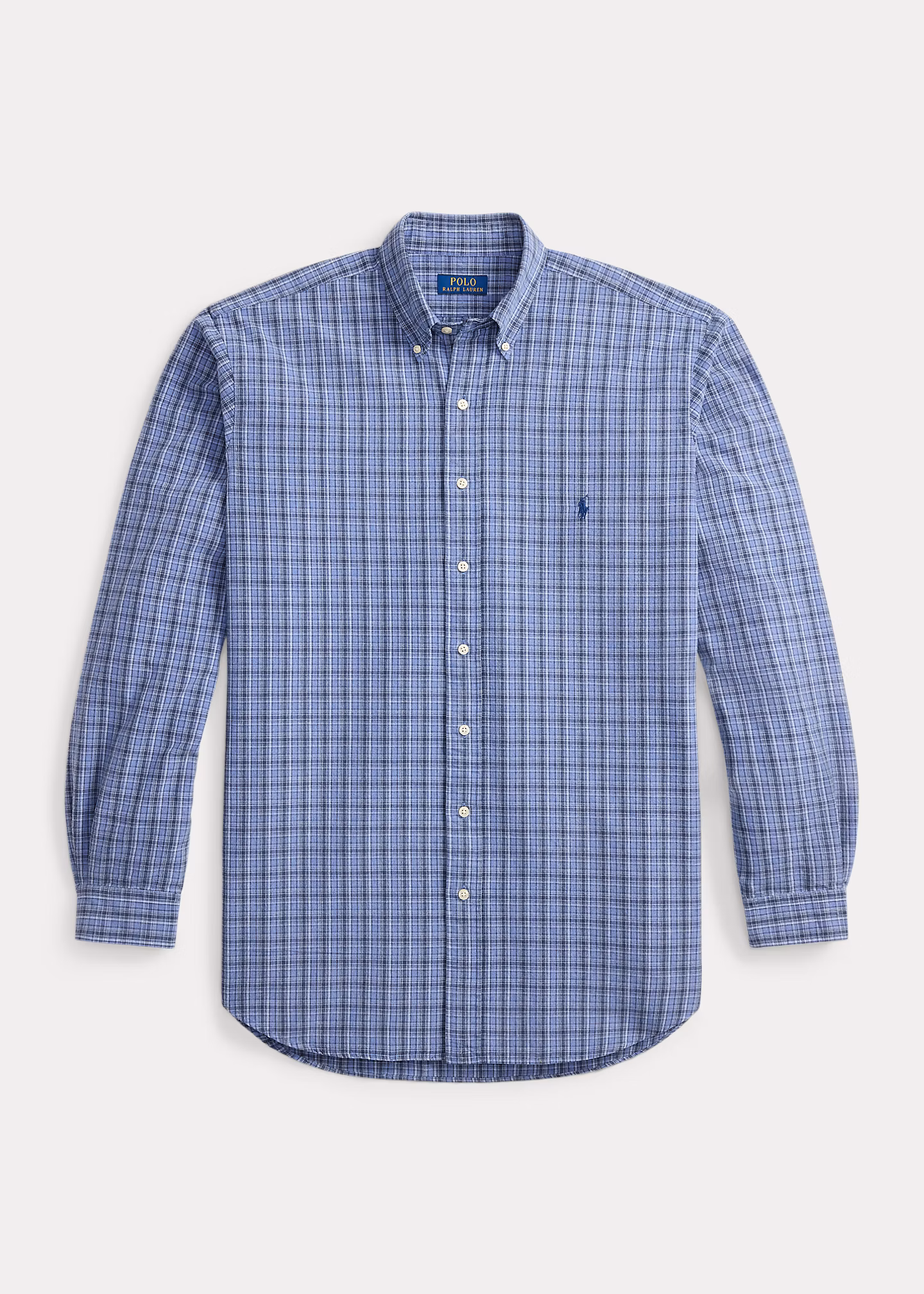 Kariertes Hemd aus angerautem Oxford - RALPH LAUREN OUTLET