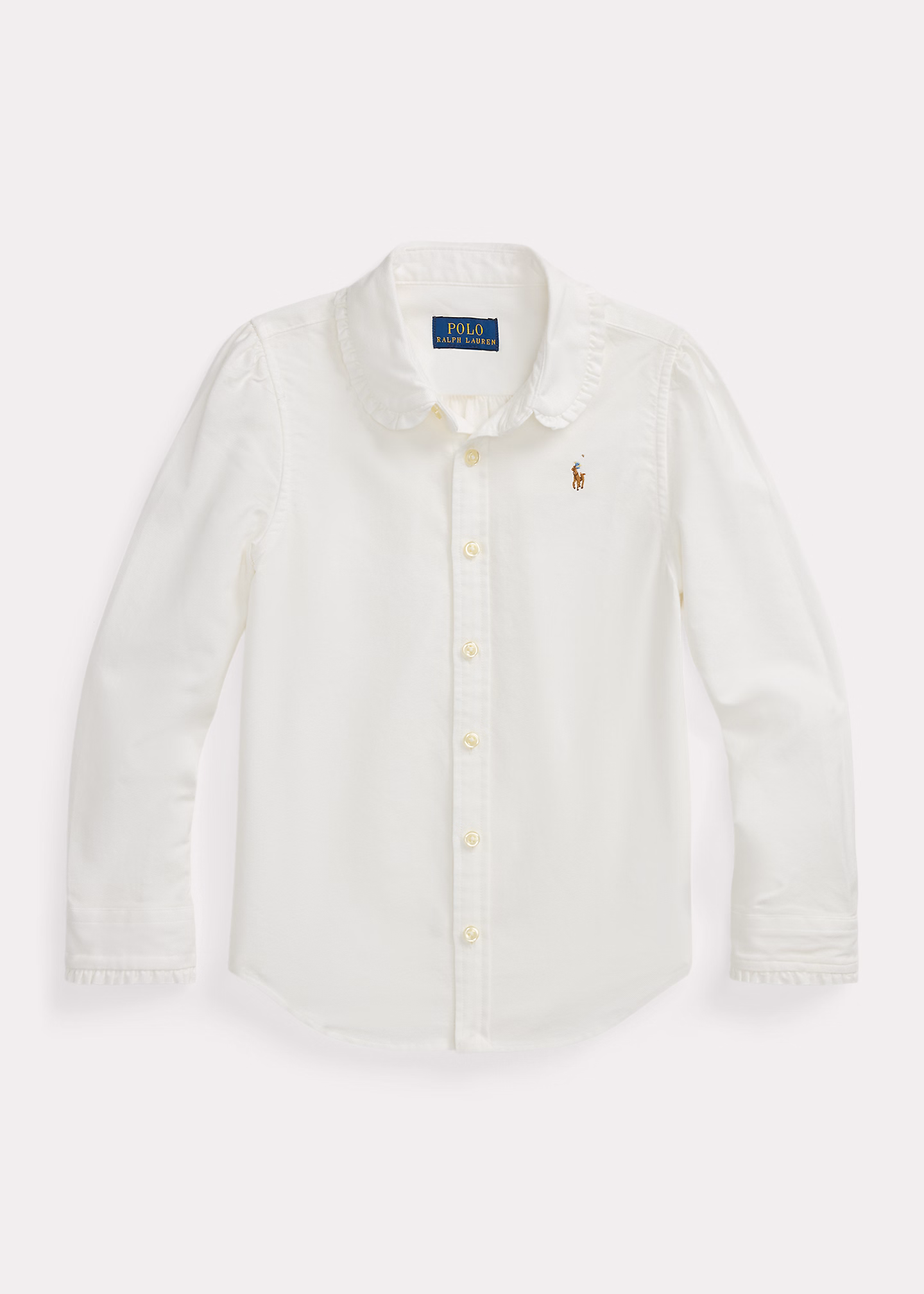 Rüschenbluse aus Baumwolloxford - RALPH LAUREN OUTLET