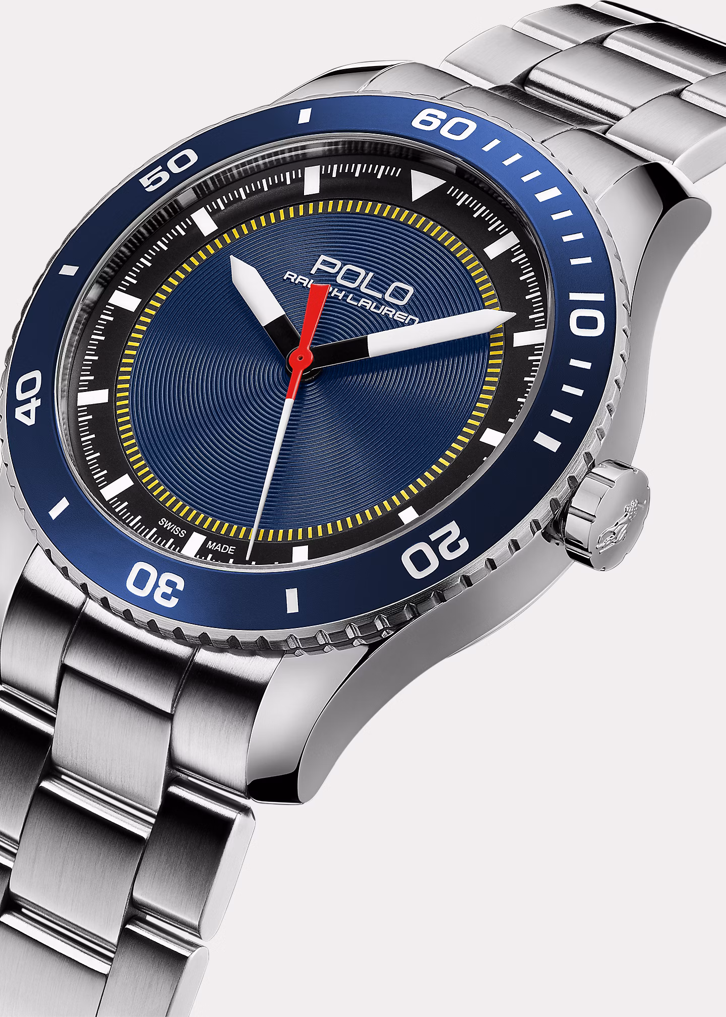 Armbanduhr Polo Sport mit blauer Lünette - RALPH LAUREN OUTLET