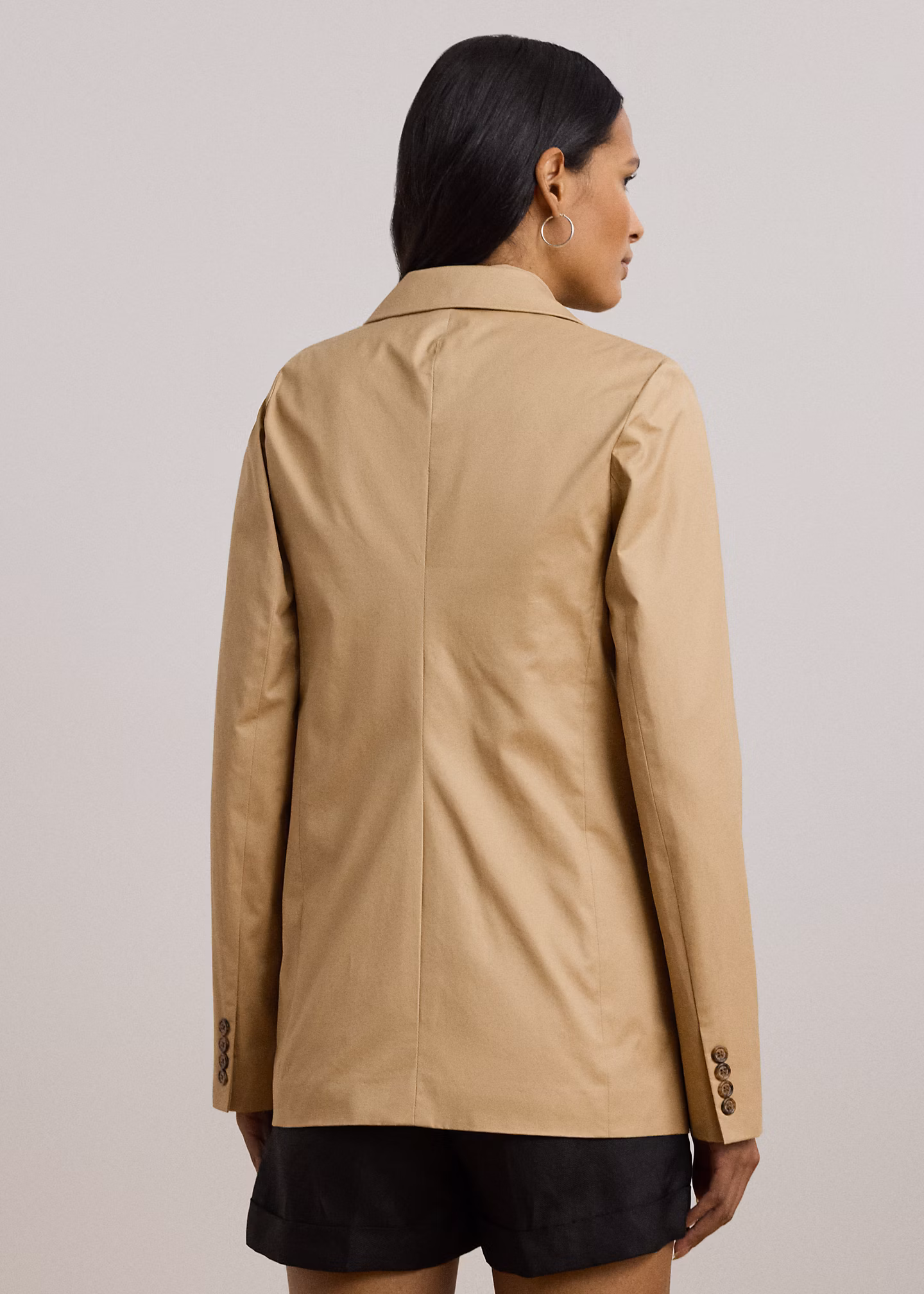 Zweireihiger Blazer aus Baumwolltwill - RALPH LAUREN OUTLET