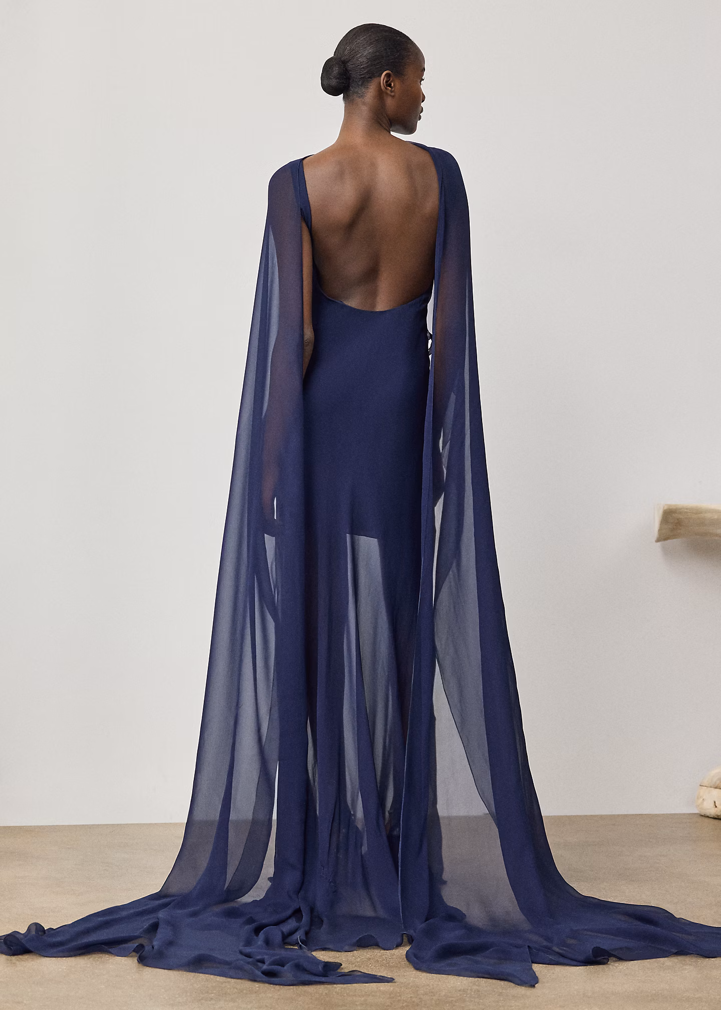 Abendkleid Dylon aus gewaschenem Chiffon - RALPH LAUREN OUTLET