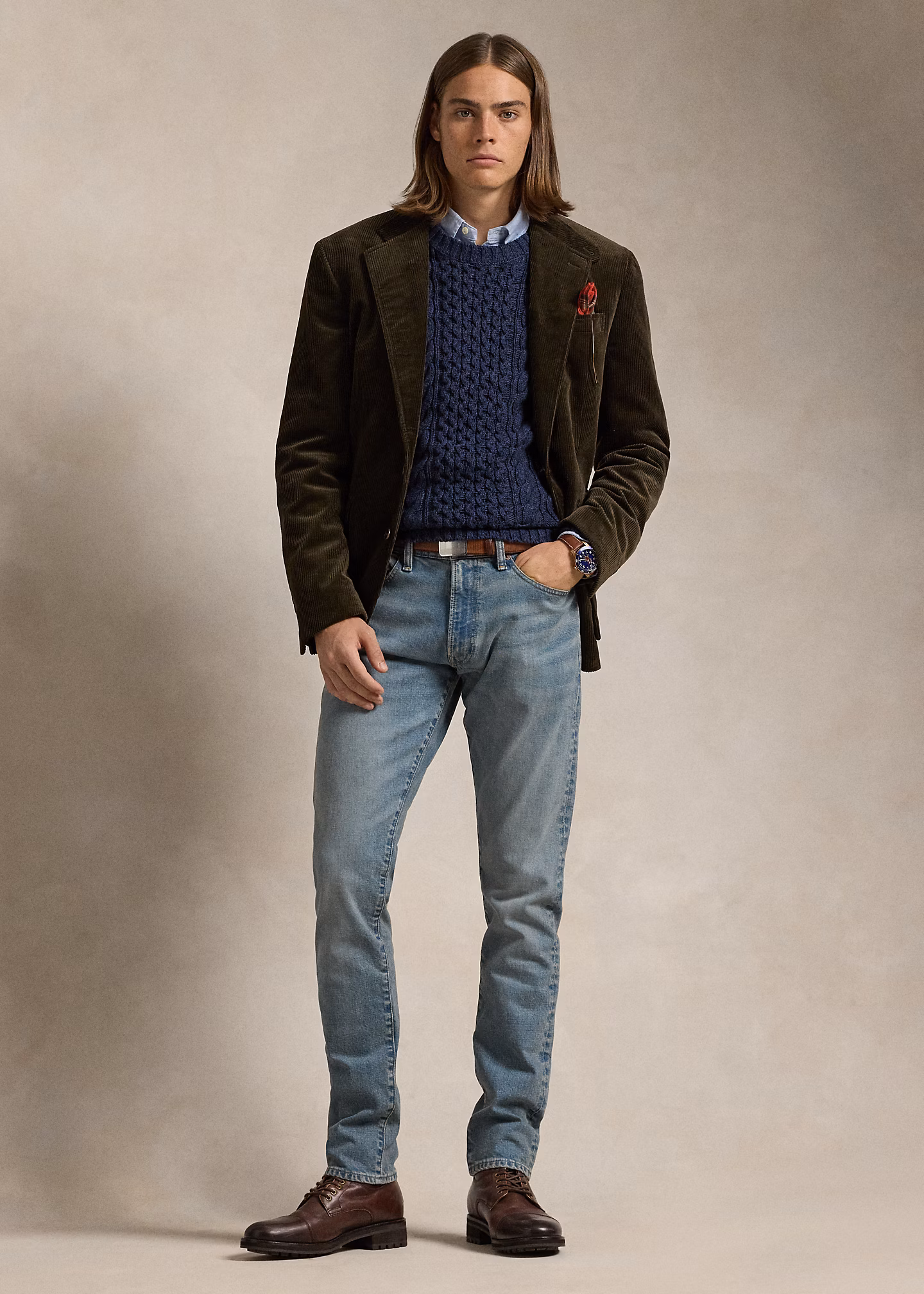 Stretchjeans Sullivan Slim mit Pony - RALPH LAUREN OUTLET