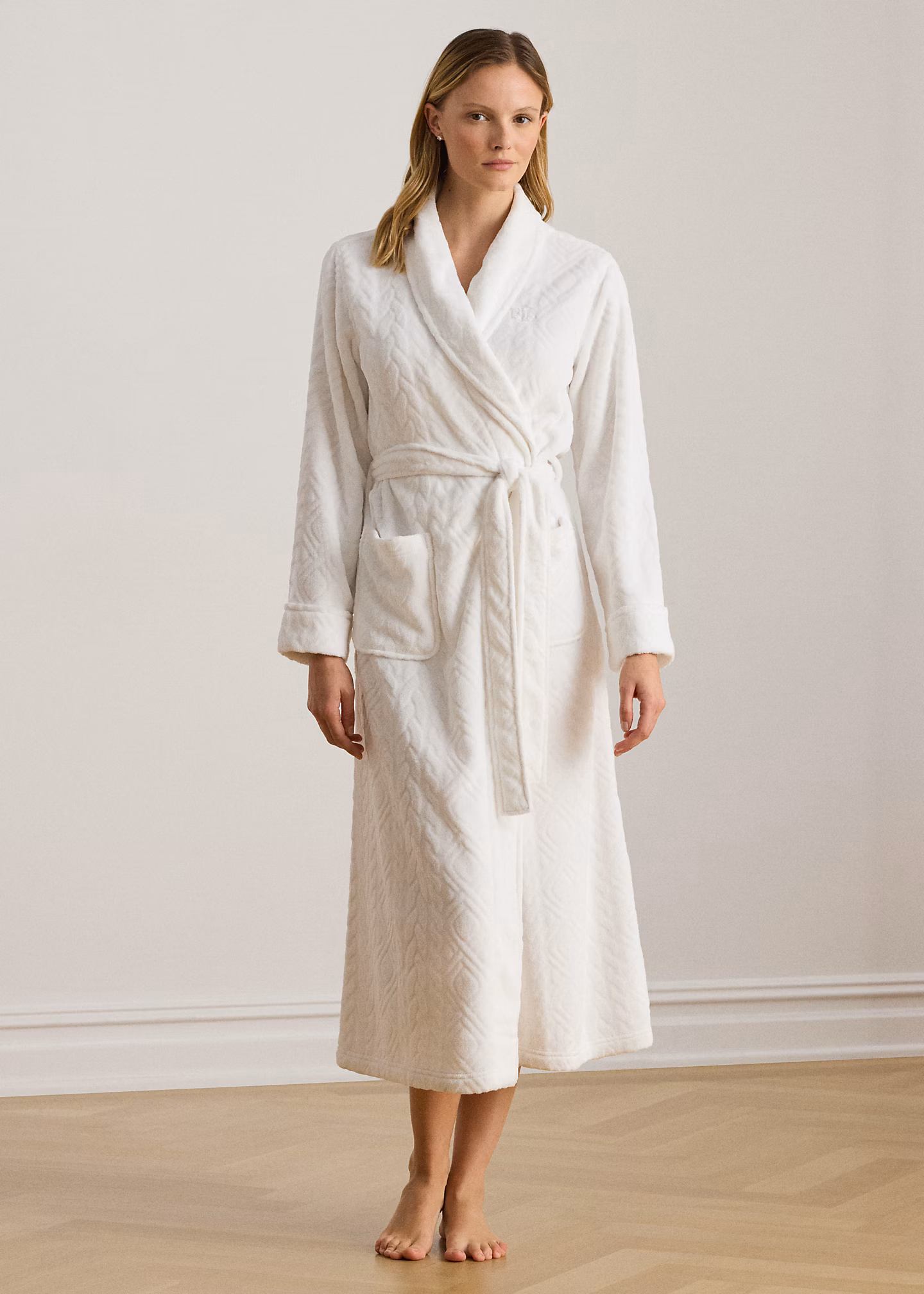 Chenille-Bademantel mit Schalkragen - RALPH LAUREN OUTLET