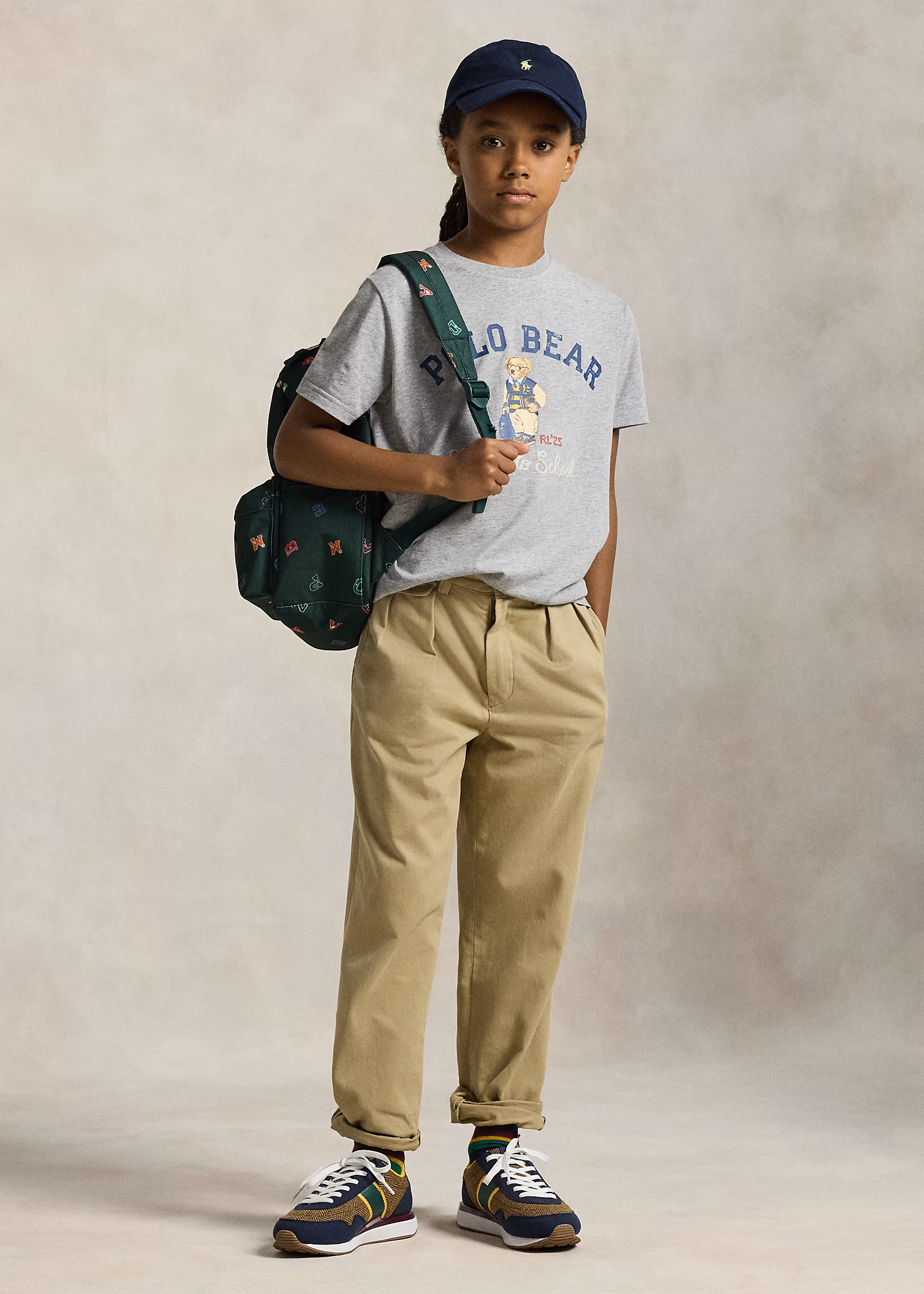 Baumwolljersey-T-Shirt mit Polo Bear - RALPH LAUREN OUTLET