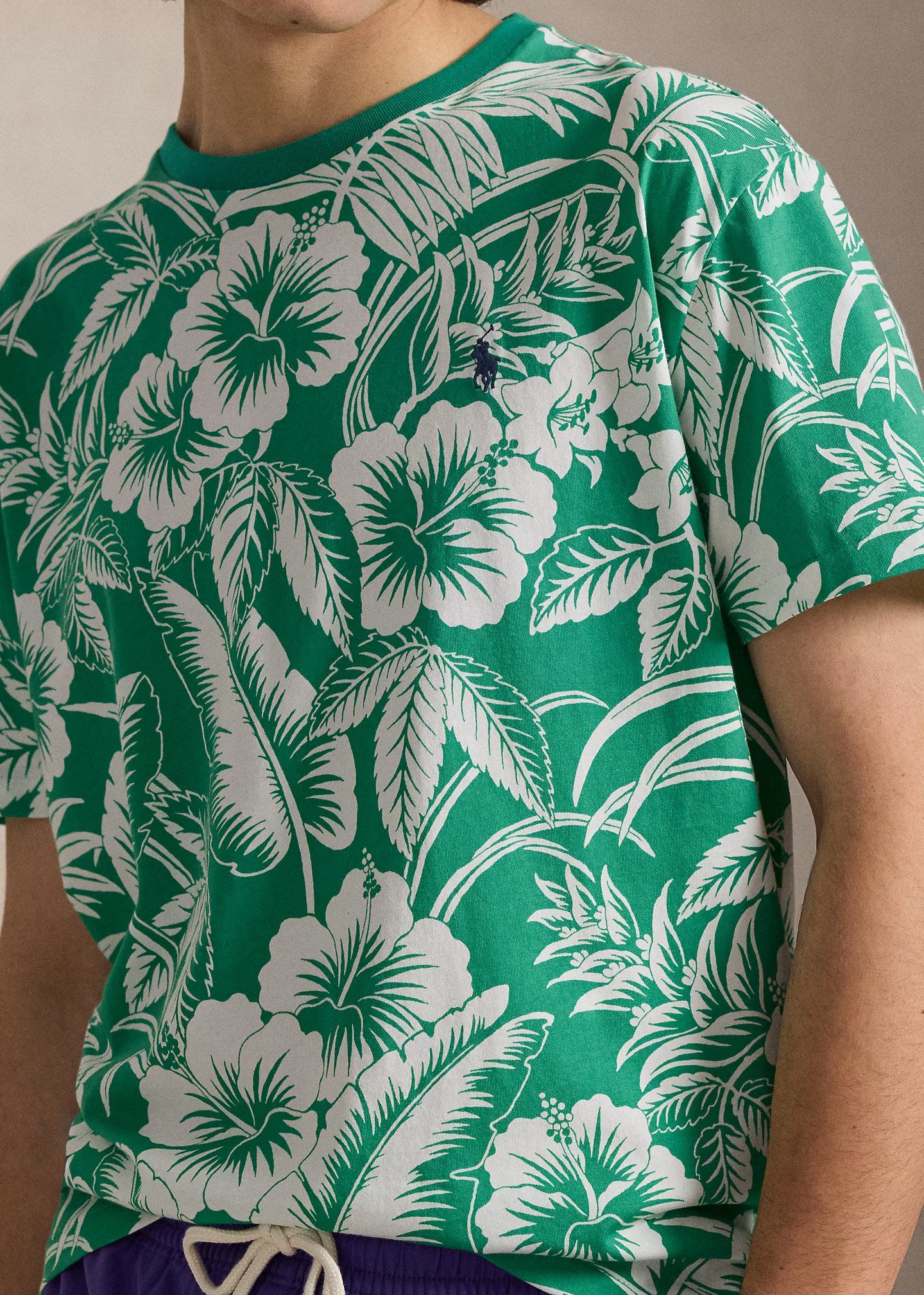 Custom-Slim-Fit Hawaii-T-Shirt - RALPH LAUREN OUTLET
