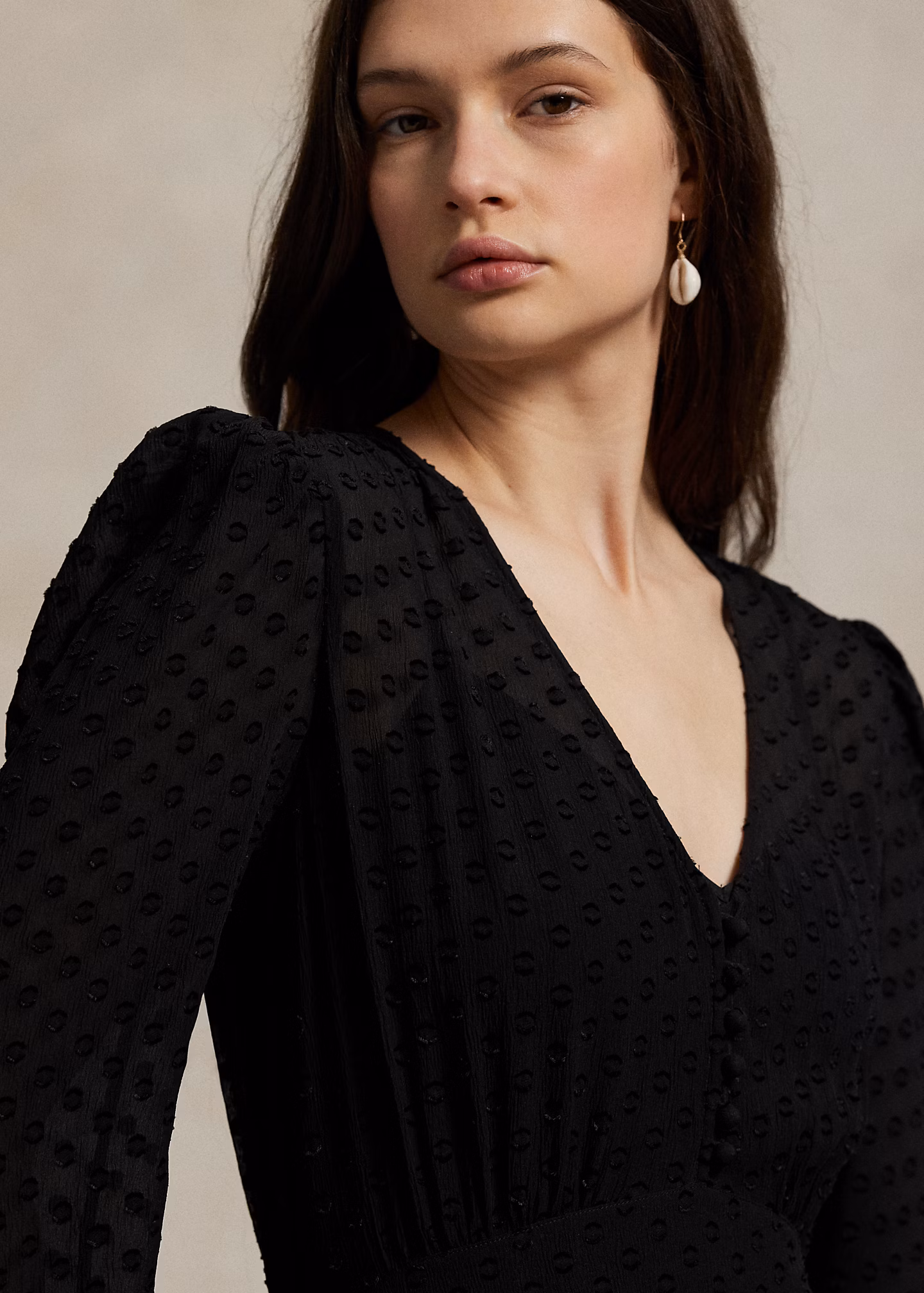 Blousonkleid aus Seidenmischung - RALPH LAUREN OUTLET