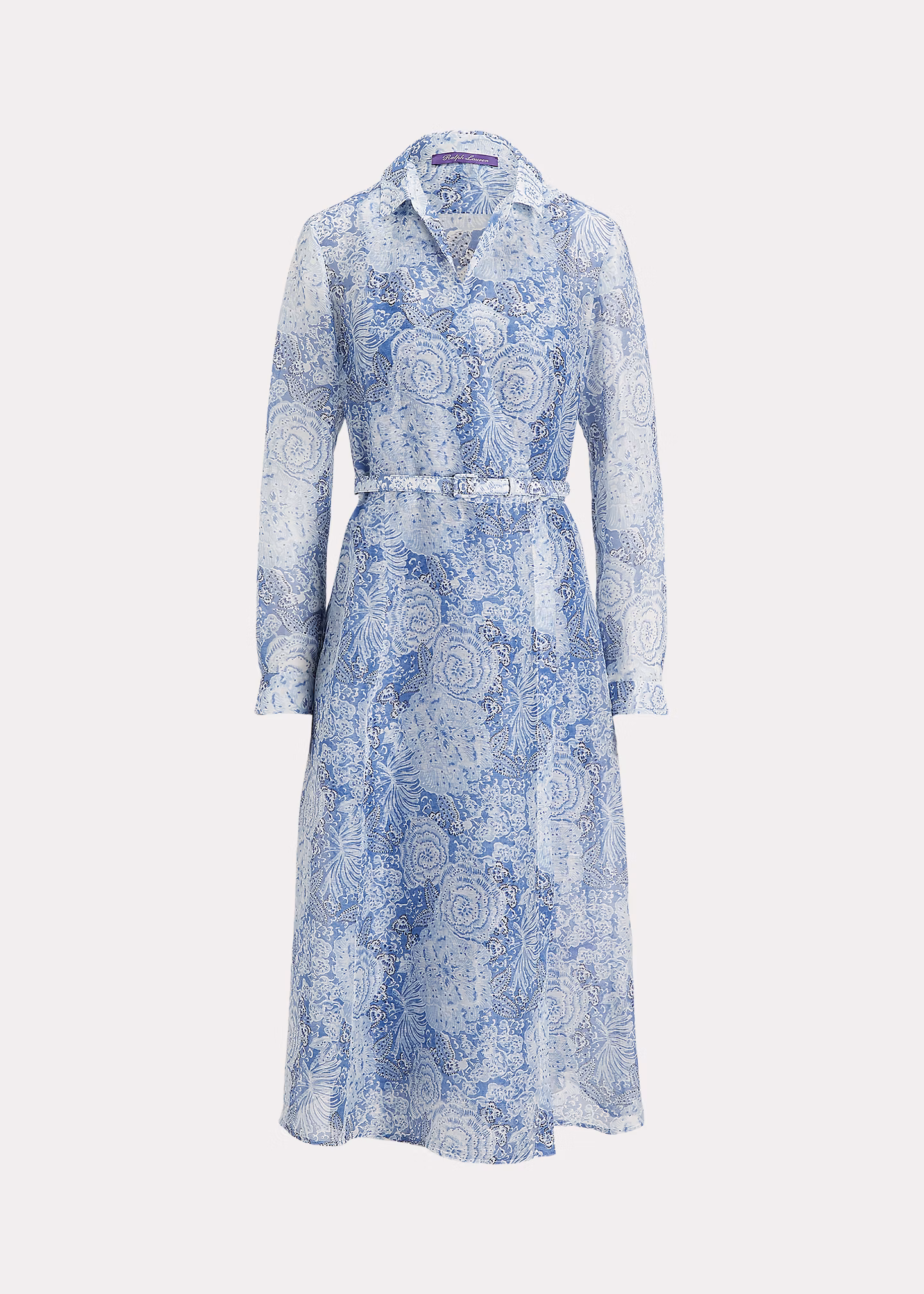 Geblümtes Leinengaze-Tageskleid Aniyah - RALPH LAUREN OUTLET