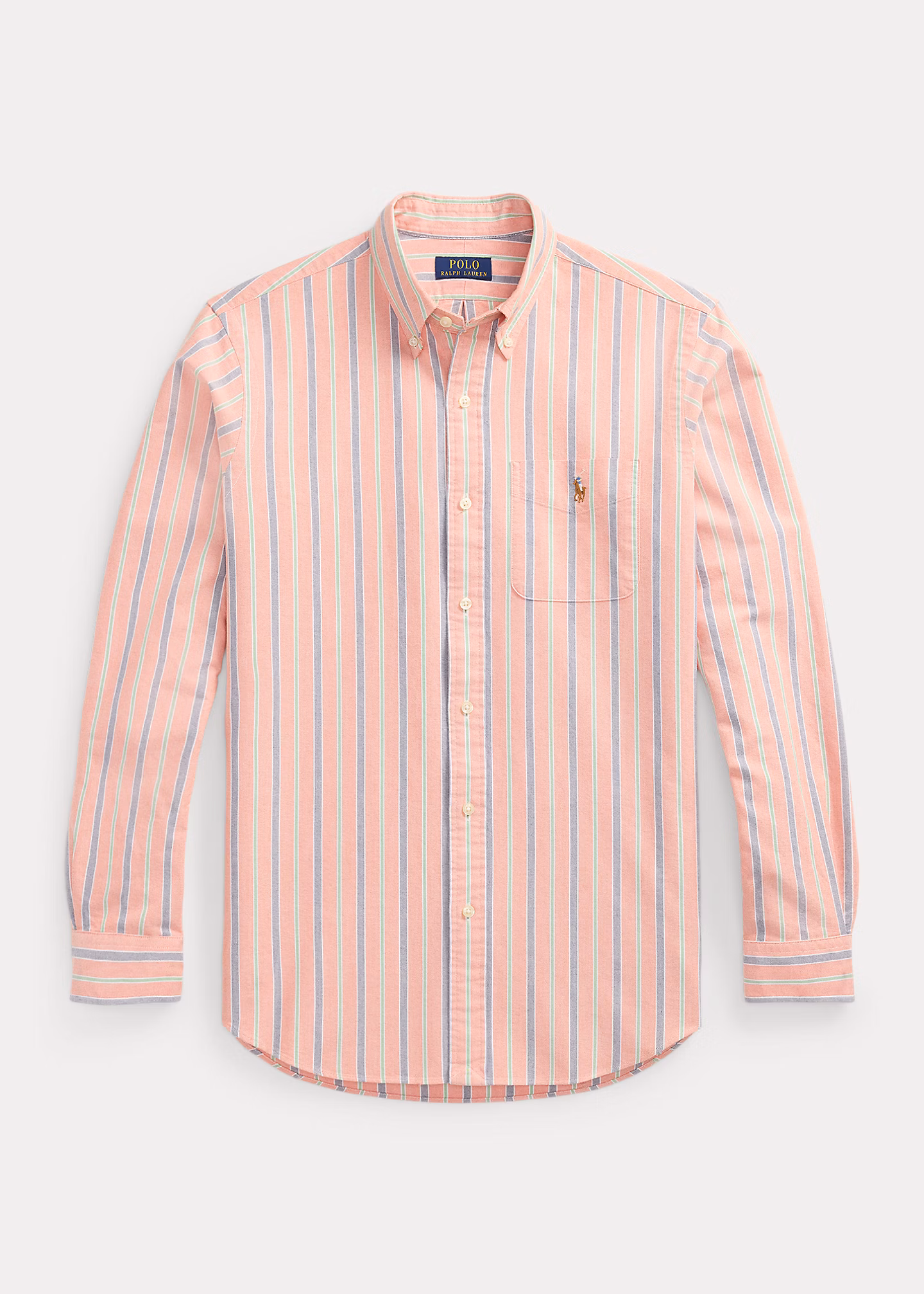 Gestreiftes Custom-Fit Oxfordhemd - RALPH LAUREN OUTLET