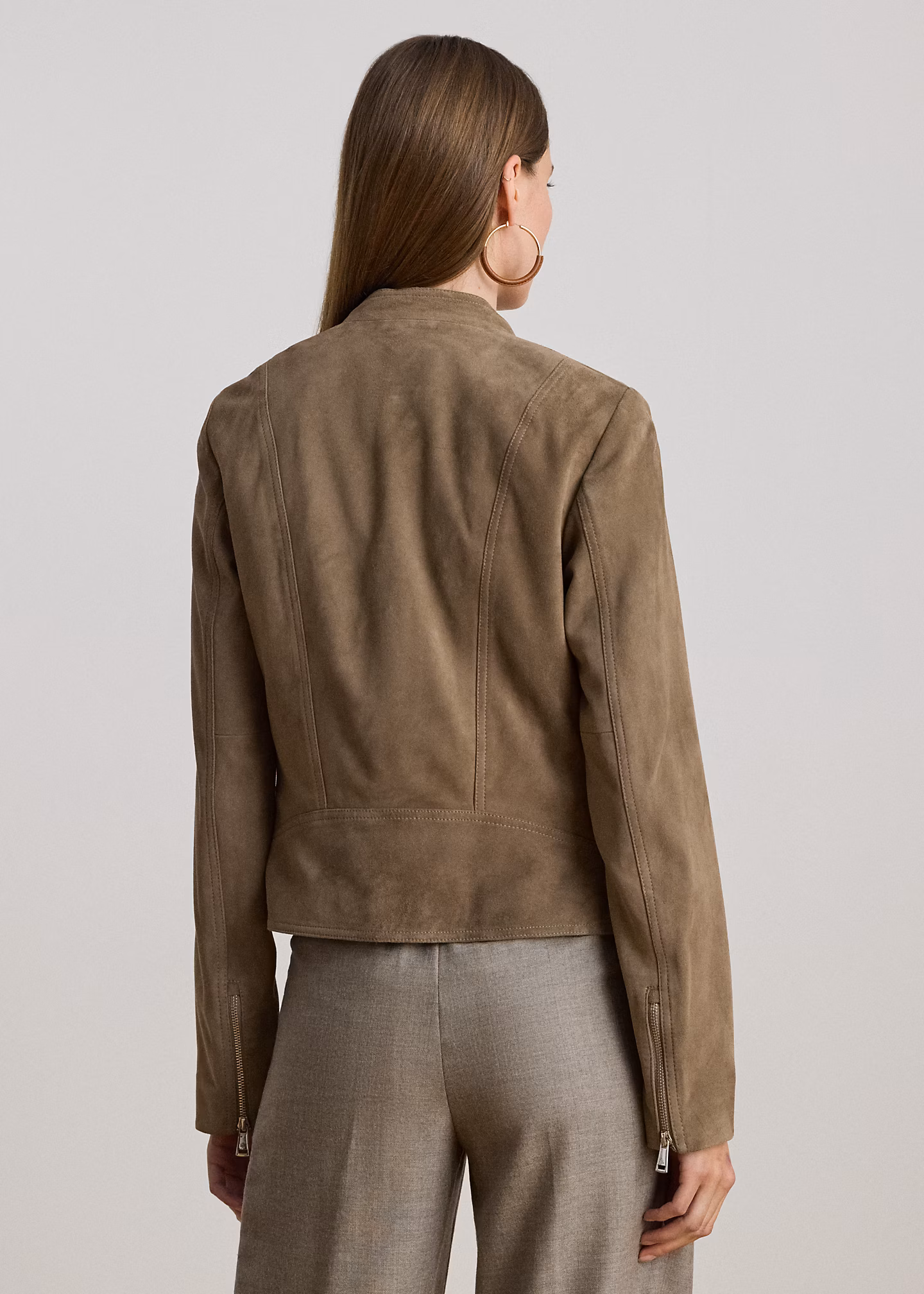 Bikerjacke aus Ziegenwildleder - RALPH LAUREN OUTLET