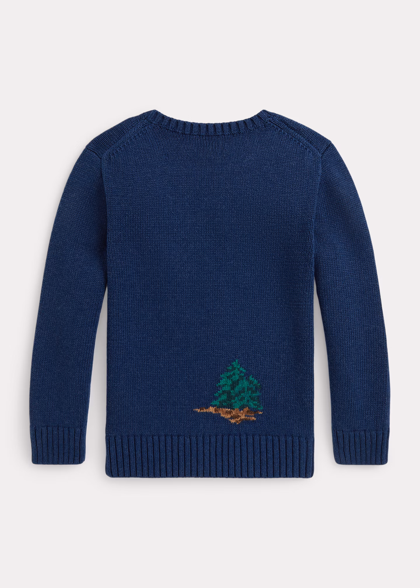 Baumwoll-Woll-Pullover mit Intarsie - RALPH LAUREN OUTLET