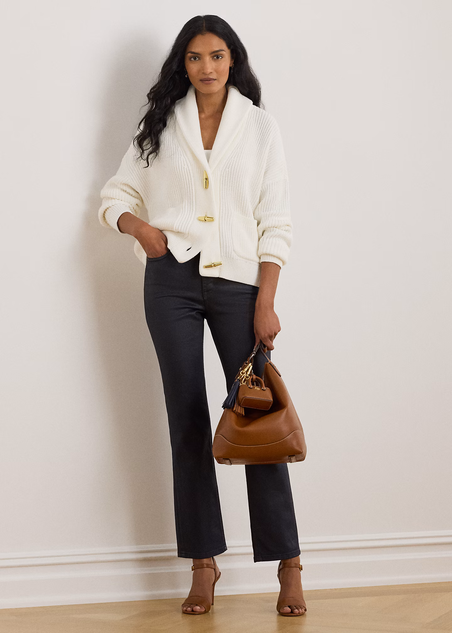 Gerade 7/8-Jeans mit hoher Leibhöhe - RALPH LAUREN OUTLET