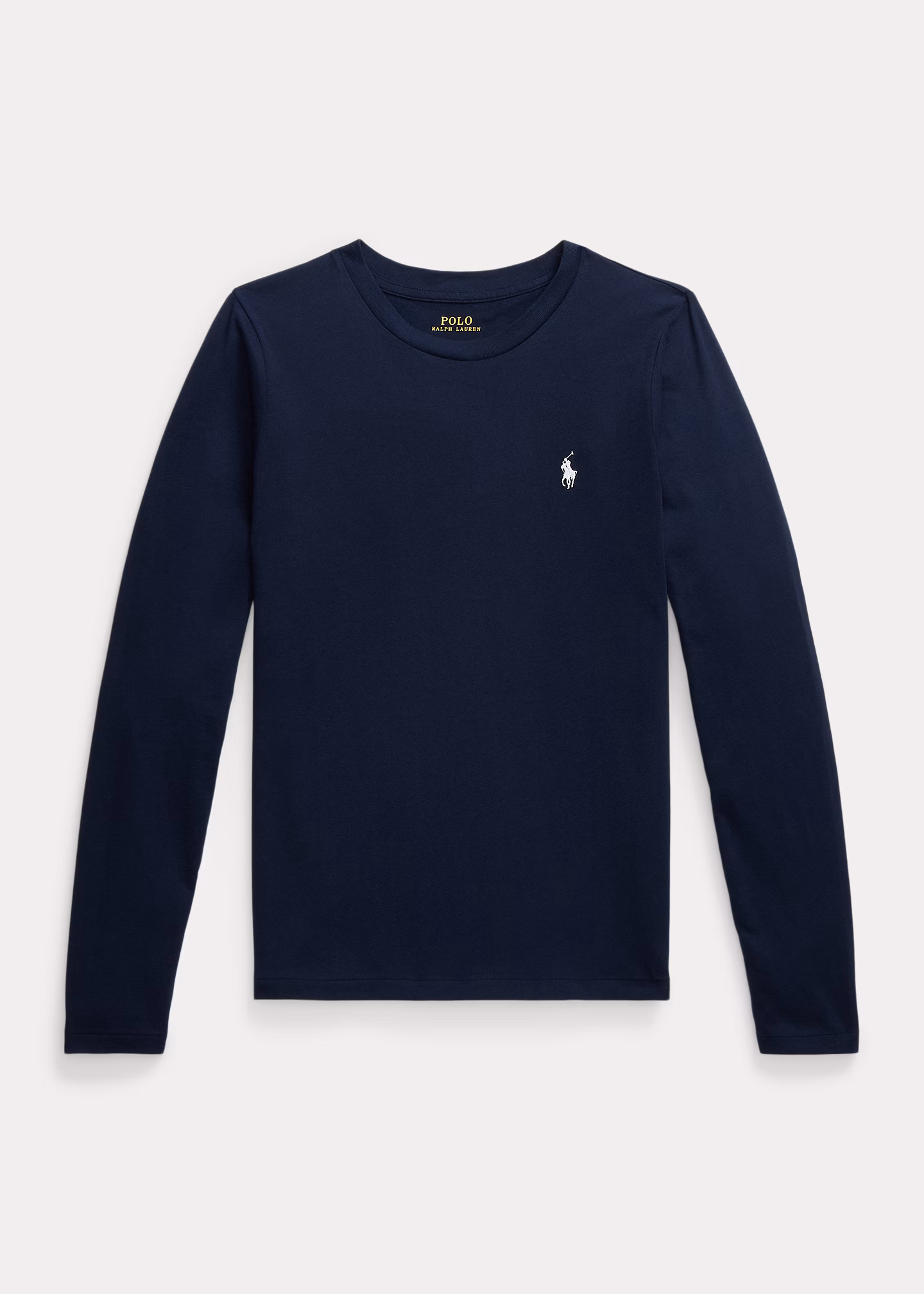 Langarm-T-Shirt aus Baumwolljersey - RALPH LAUREN OUTLET