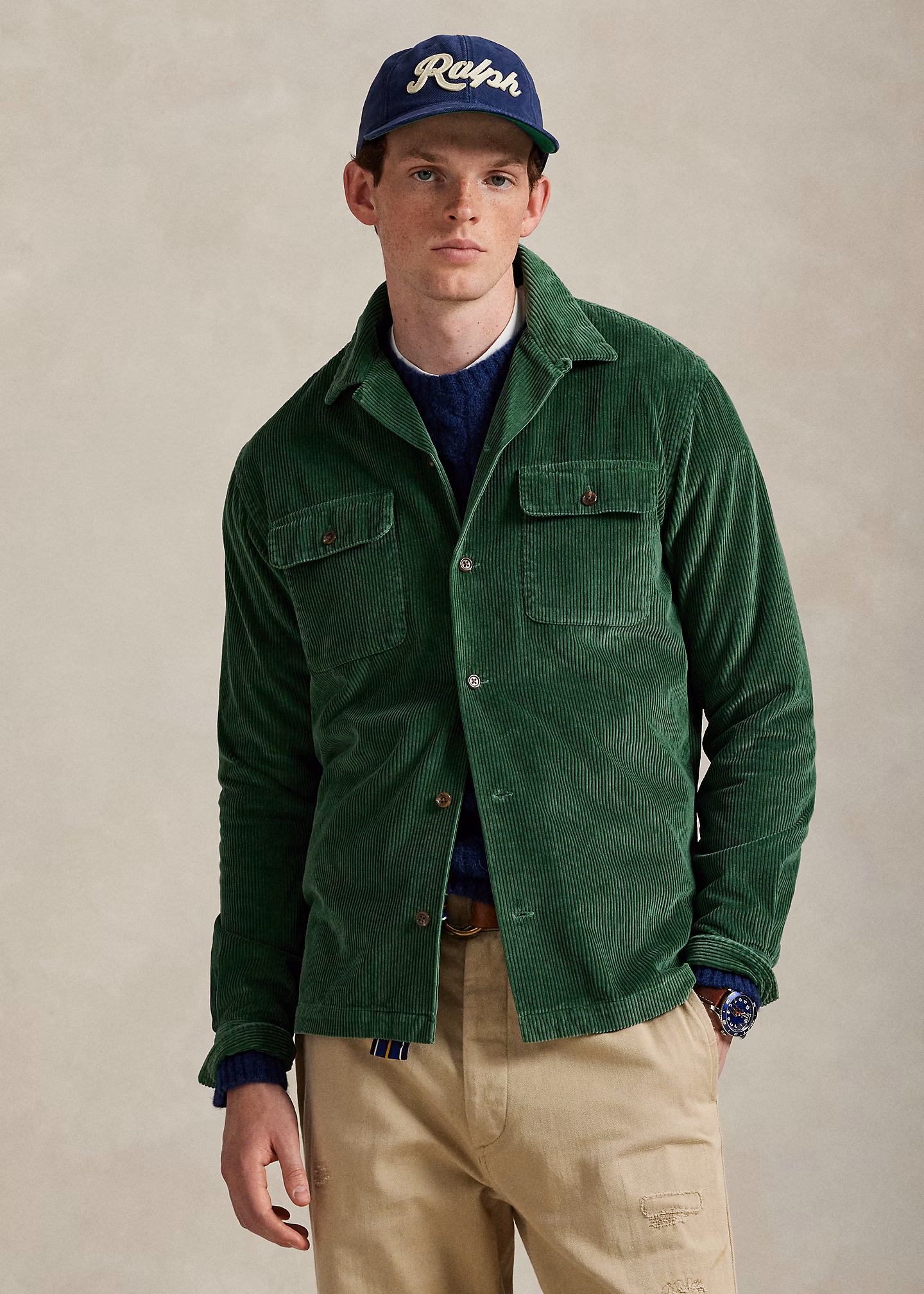 Classic-Fit Kordsamthemd - RALPH LAUREN OUTLET