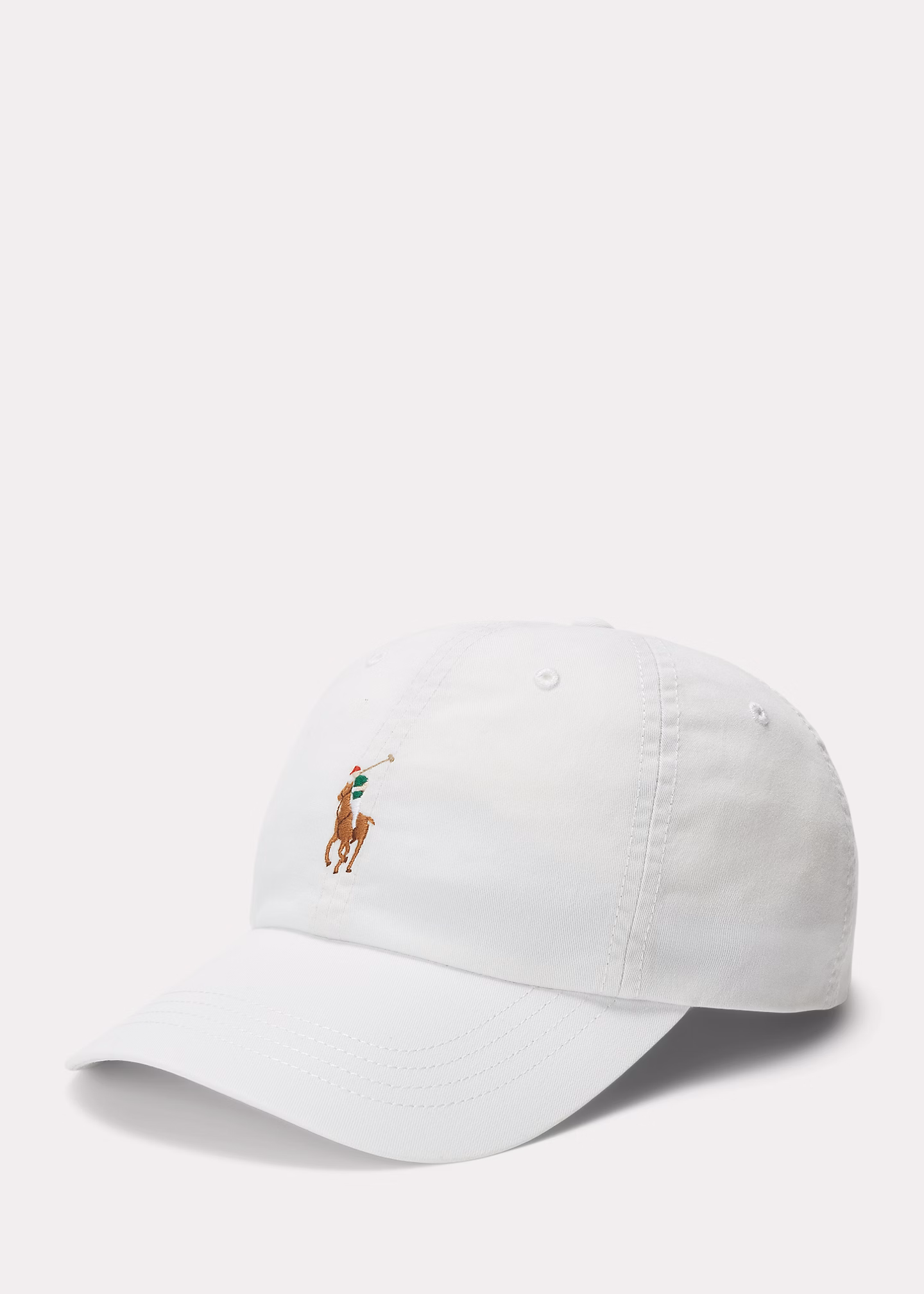 Baumwolltwill-Baseballkappe mit Pony - RALPH LAUREN OUTLET