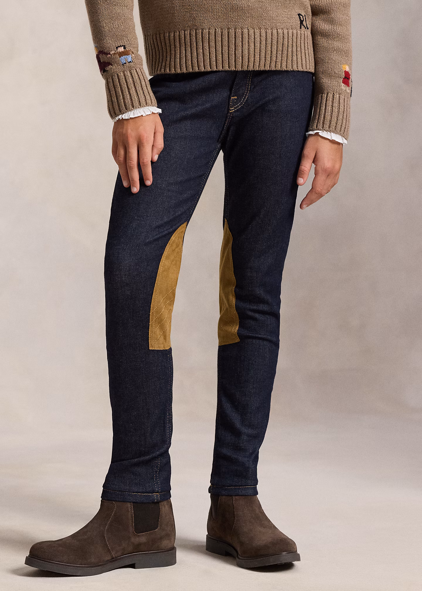 Denim-Leggings im Reiterstil - RALPH LAUREN OUTLET