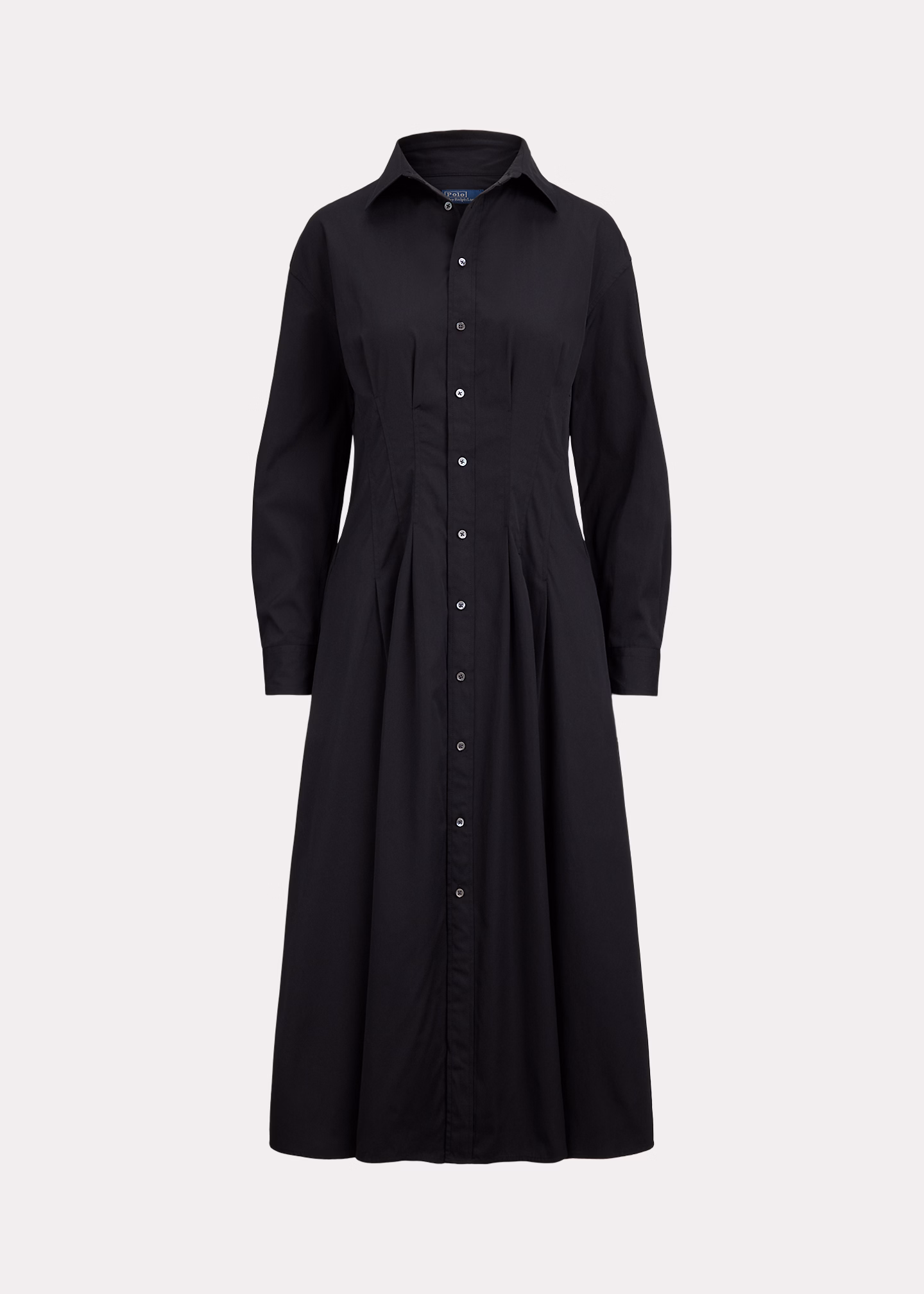 Hemdkleid aus Baumwolle mit Falten - RALPH LAUREN OUTLET