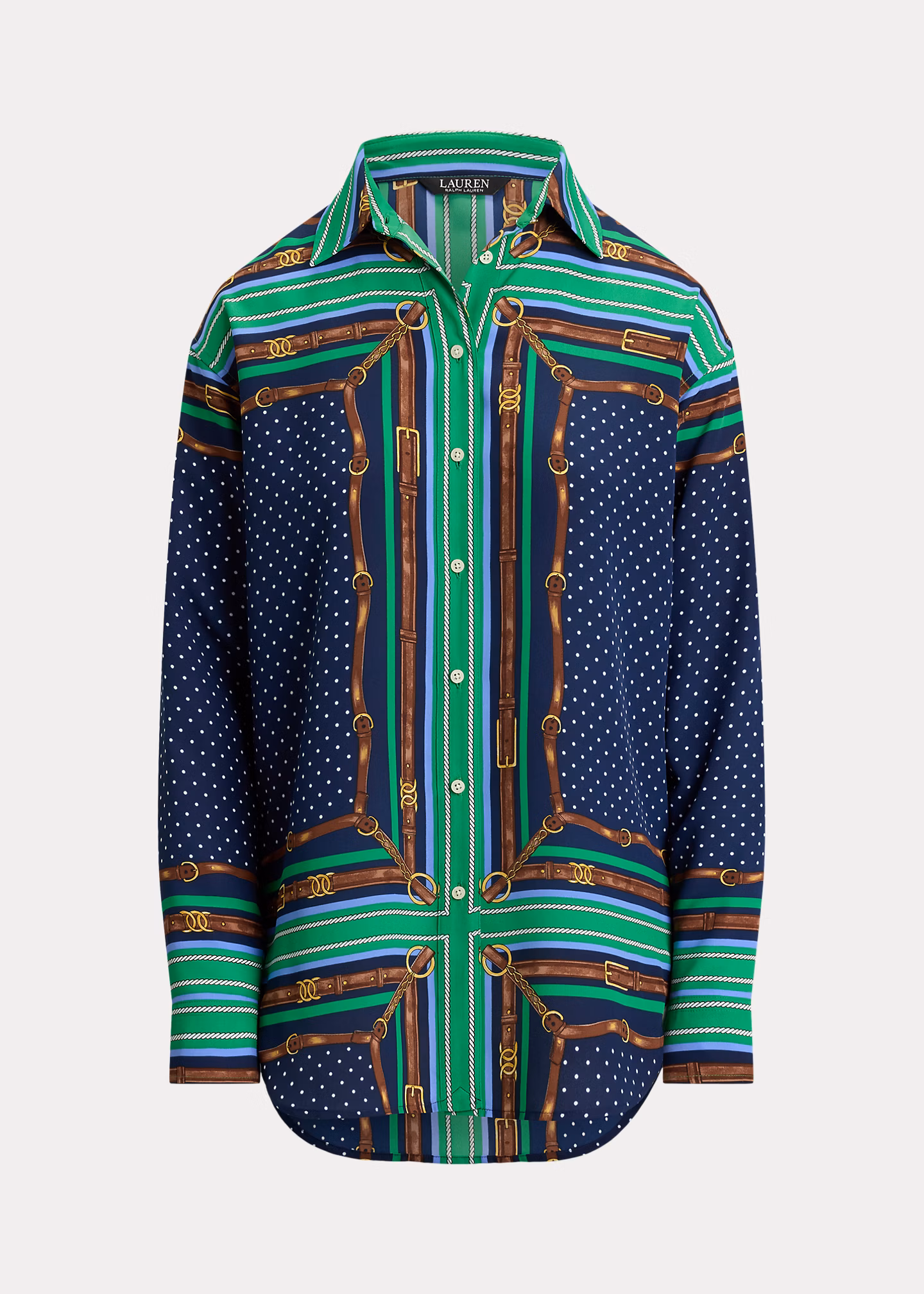 Relaxed-Fit Hemd mit Muster - RALPH LAUREN OUTLET