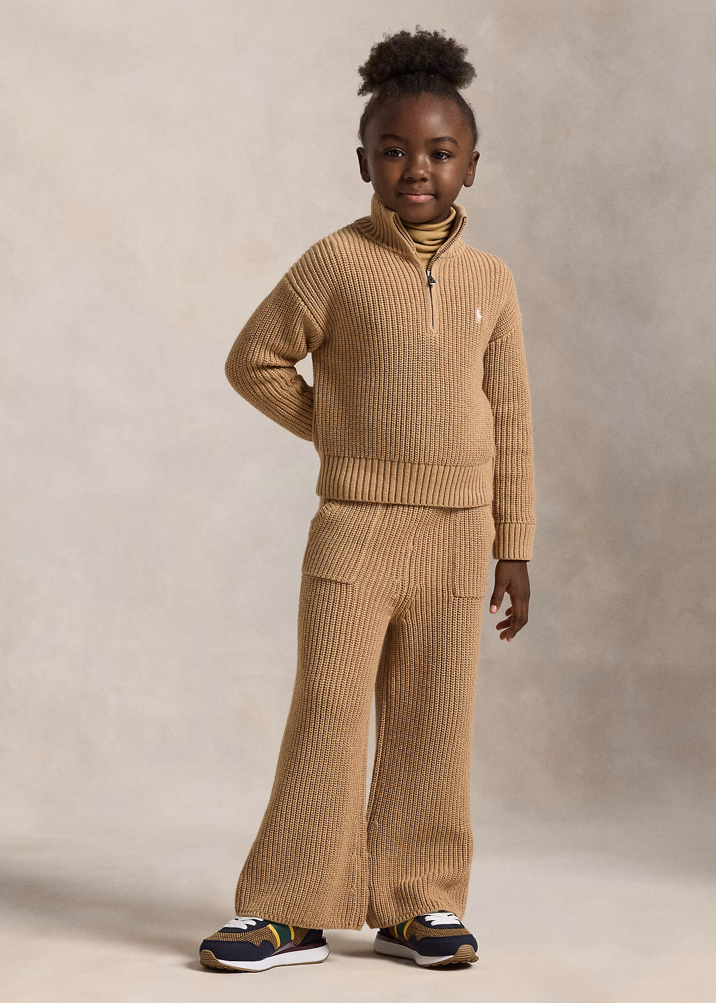 Baumwoll-Pulloverhose mit weitem Bein - RALPH LAUREN OUTLET