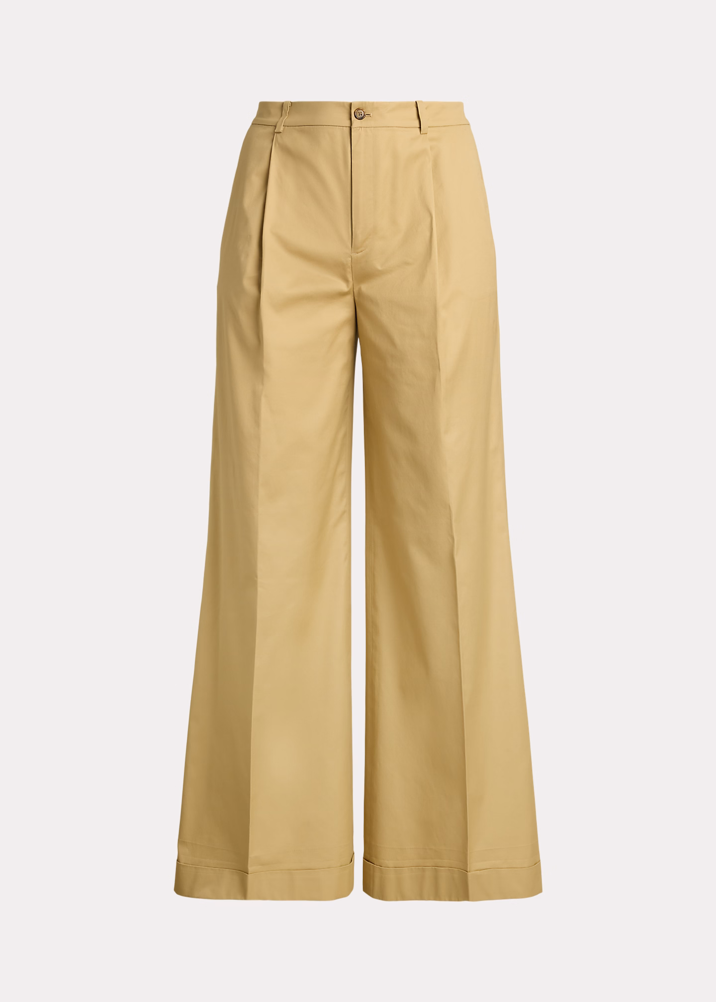 Twill-Bundfaltenhose mit weitem Bein - RALPH LAUREN OUTLET