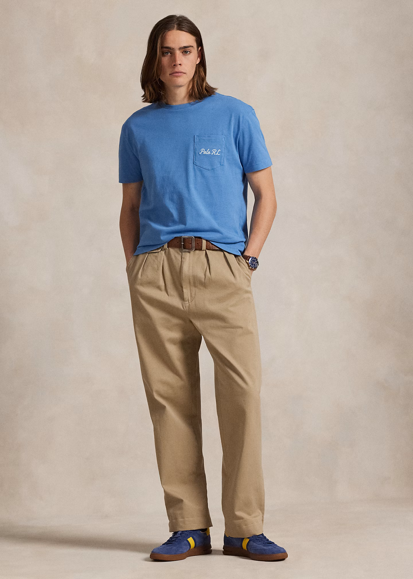 Custom-Slim Jersey-T-Shirt mit Polo Bear - RALPH LAUREN OUTLET