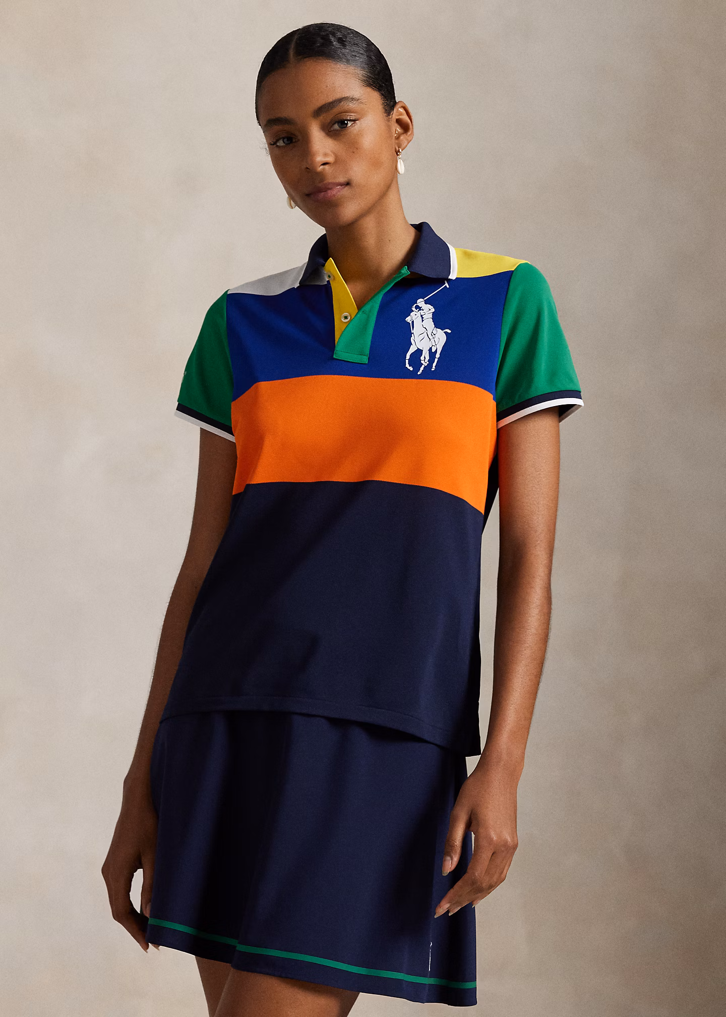 Color-Block-Poloshirt US Open aus Piqué - RALPH LAUREN OUTLET