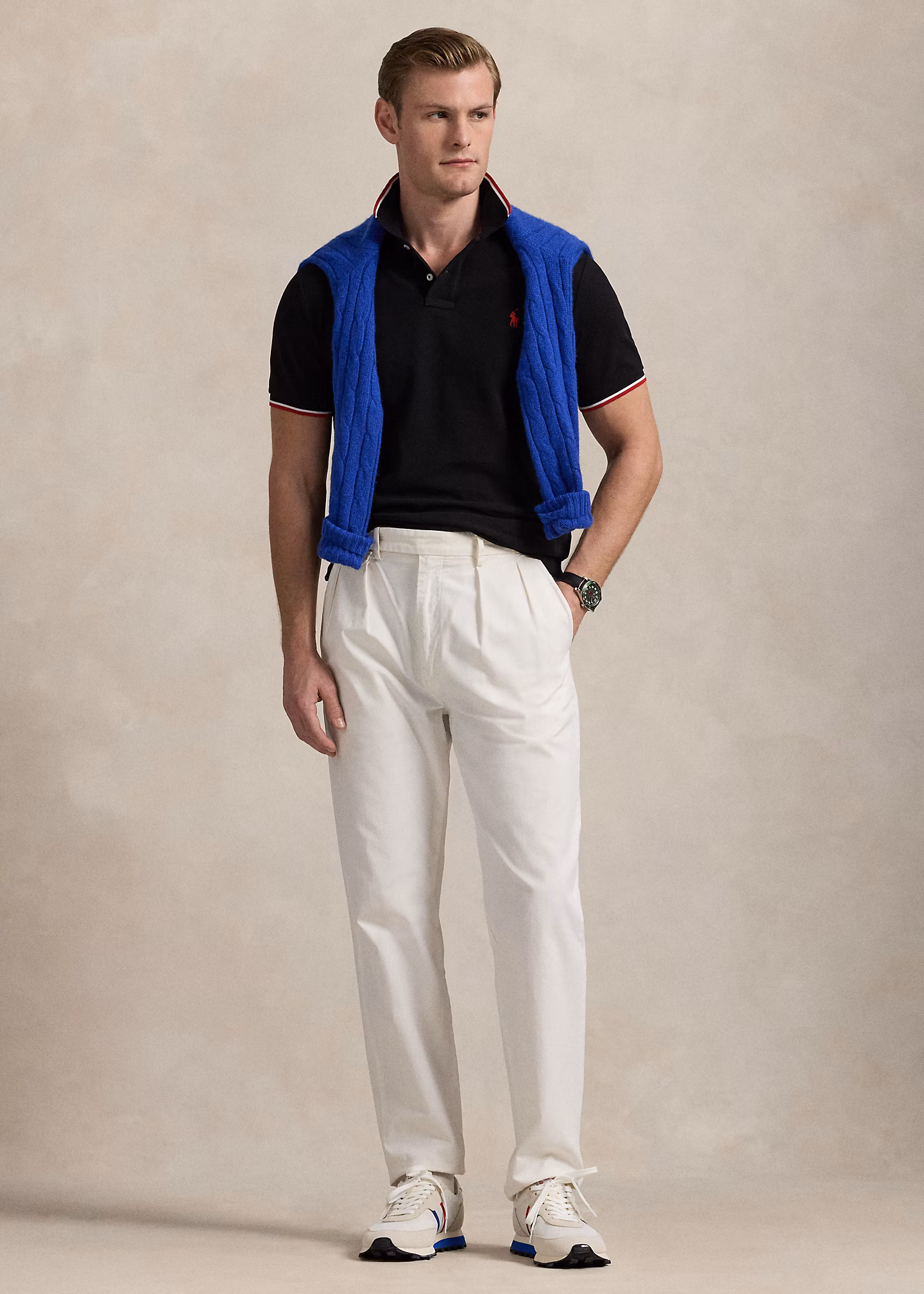 Custom-Slim-Fit Piqué-Poloshirt - RALPH LAUREN OUTLET