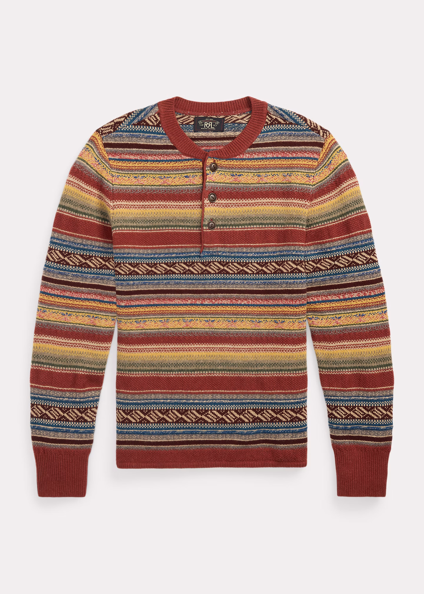 Henley-Pullover aus Wollmischung - RALPH LAUREN OUTLET