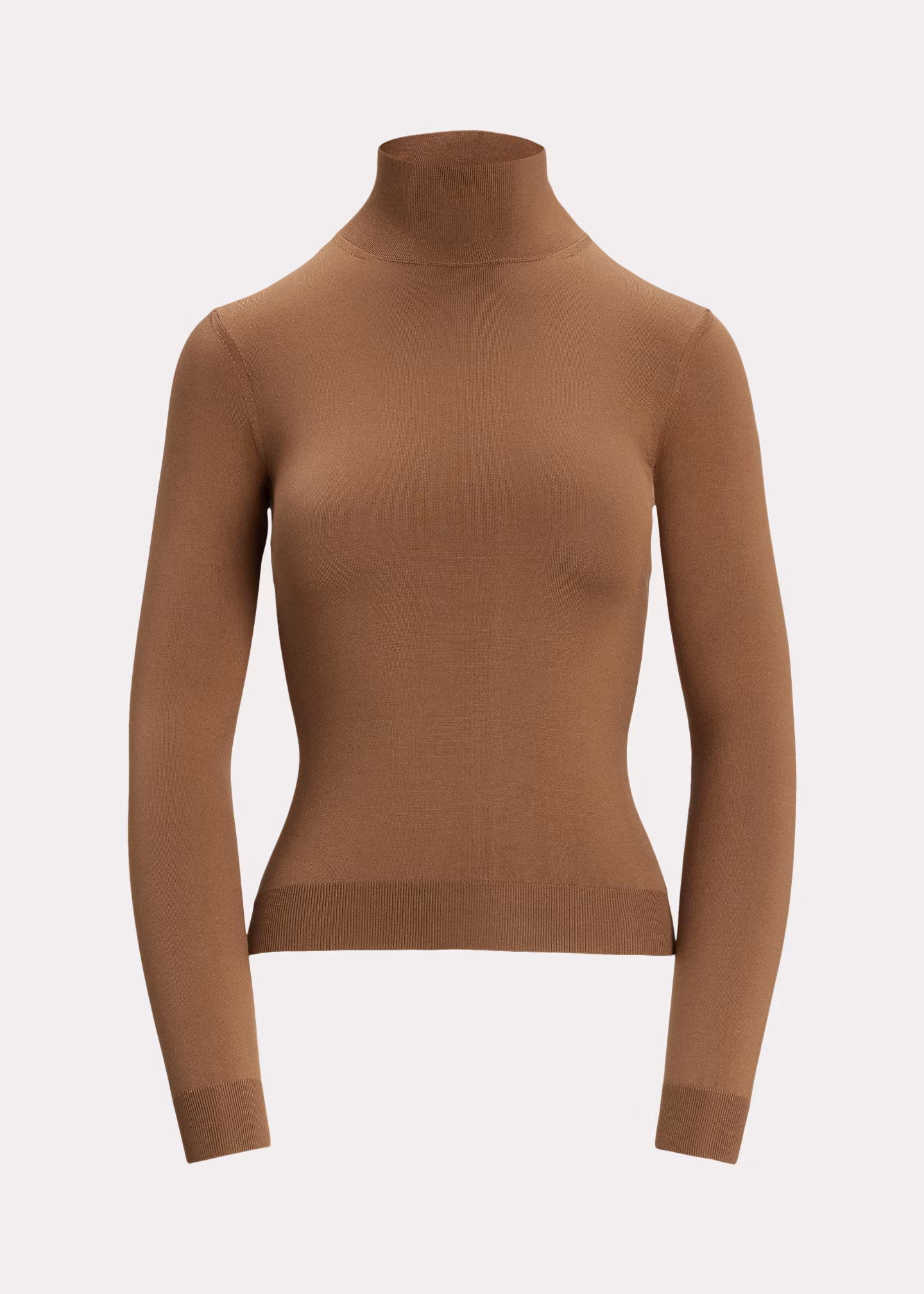 Seidenjersey-Pullover mit Halbrollkragen - RALPH LAUREN OUTLET