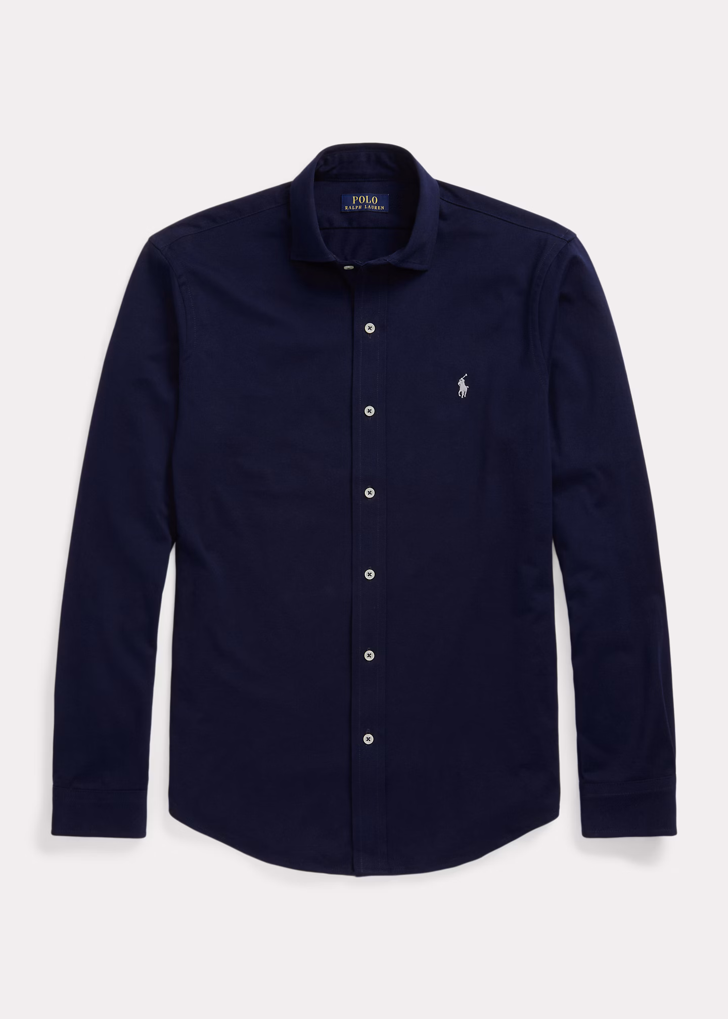 Jerseyhemd mit gespreiztem Kragen - RALPH LAUREN OUTLET