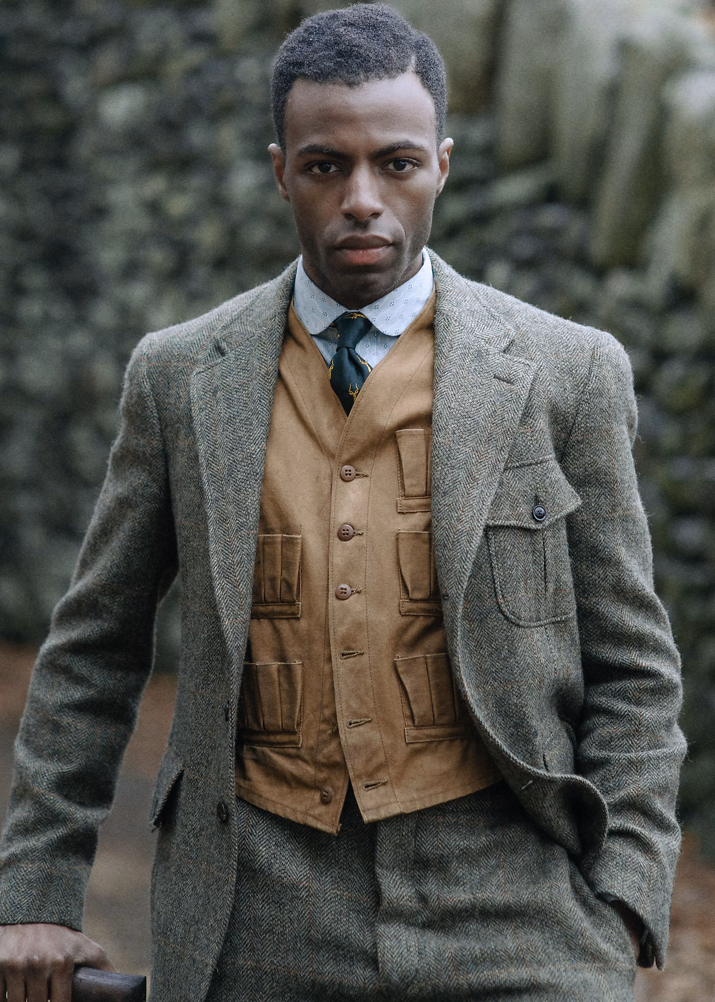 Woll-Anzugjacke mit Windowpane-Karo - RALPH LAUREN OUTLET