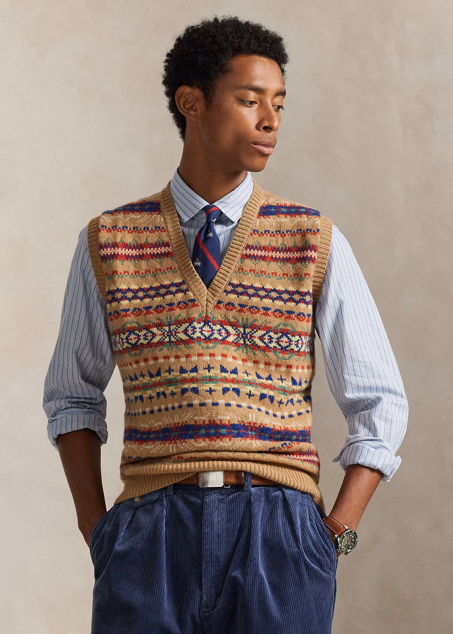 Wollpullunder mit Fair-Isle-Muster - RALPH LAUREN OUTLET