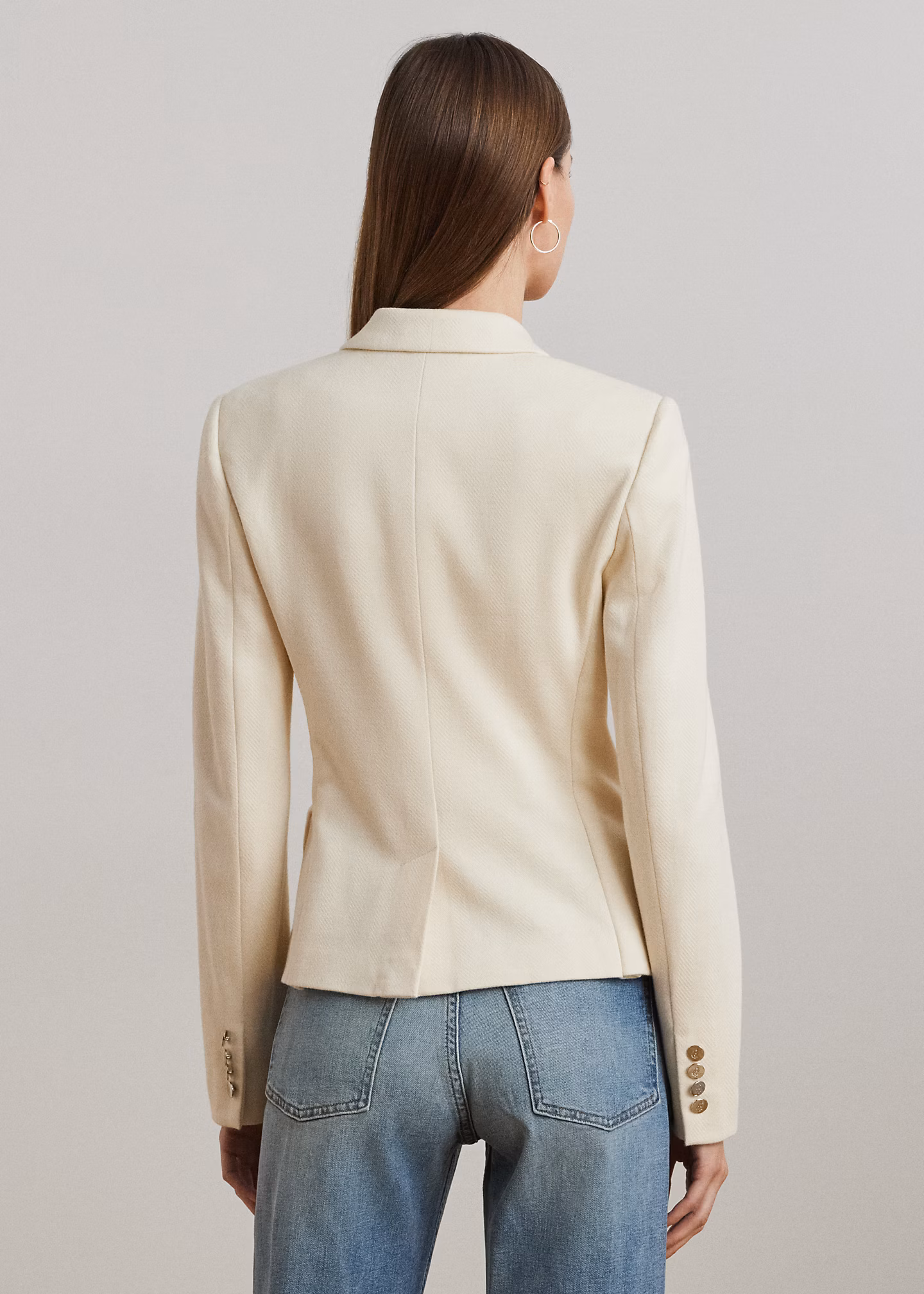 Zweireihiger Blazer aus Jacquard - RALPH LAUREN OUTLET