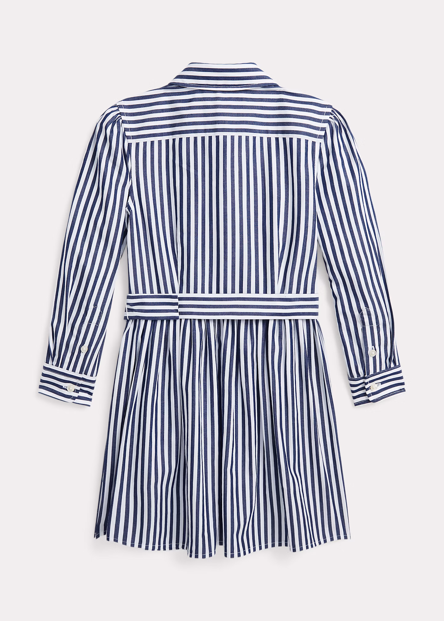 Gestreiftes Hemdkleid mit Gürtel - RALPH LAUREN OUTLET