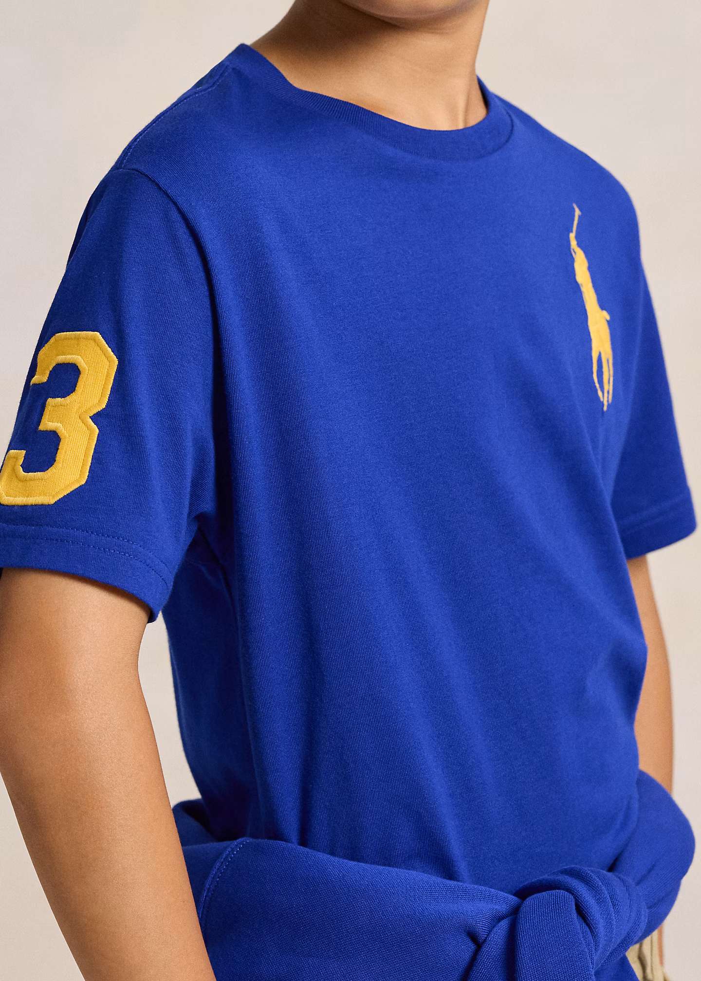 T-Shirt aus Baumwolljersey mit Big Pony - RALPH LAUREN OUTLET