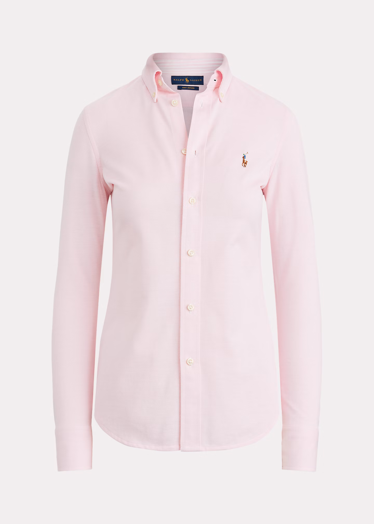 Slim-Fit Oxfordhemd aus Baumwollstrick - RALPH LAUREN OUTLET