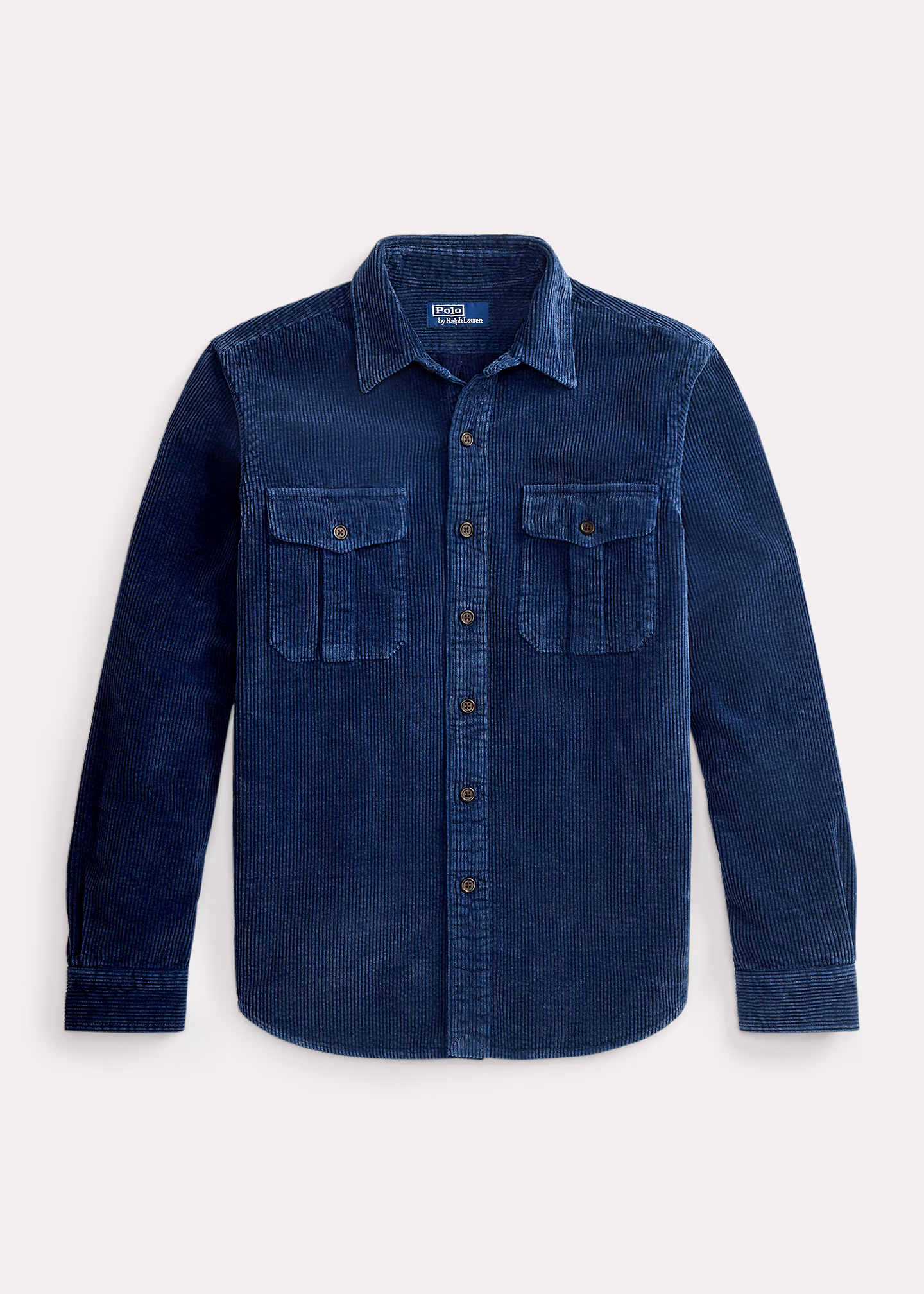 Classic-Fit Indigo-Kordsamt-Arbeitshemd - RALPH LAUREN OUTLET