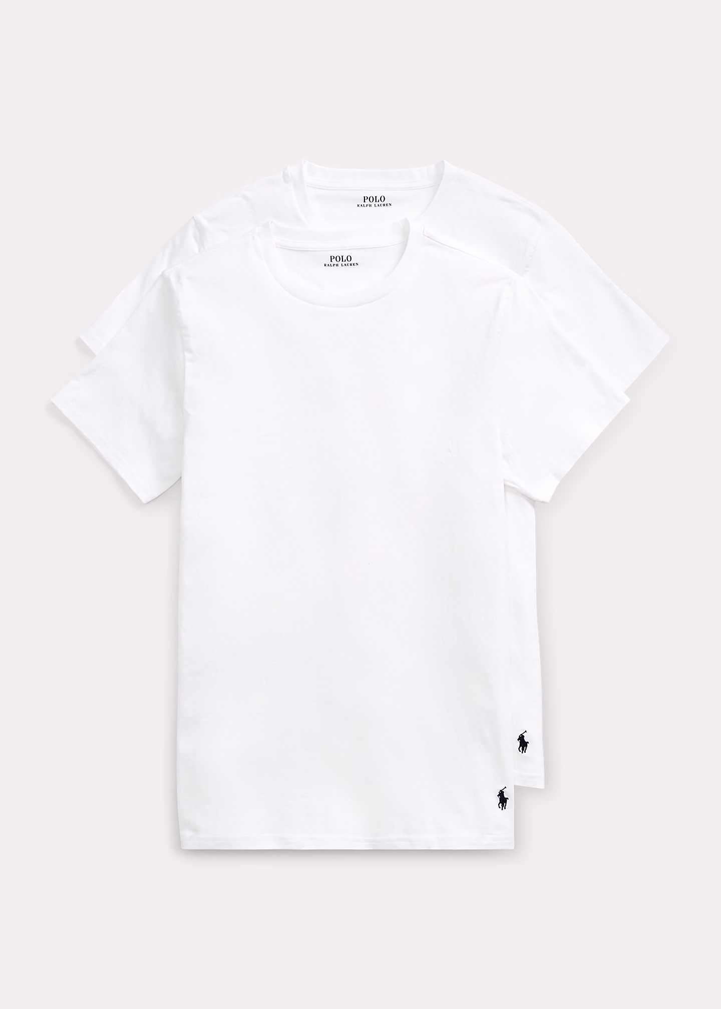 2er-Pack klassische Rundhals-Unterhemden - RALPH LAUREN OUTLET