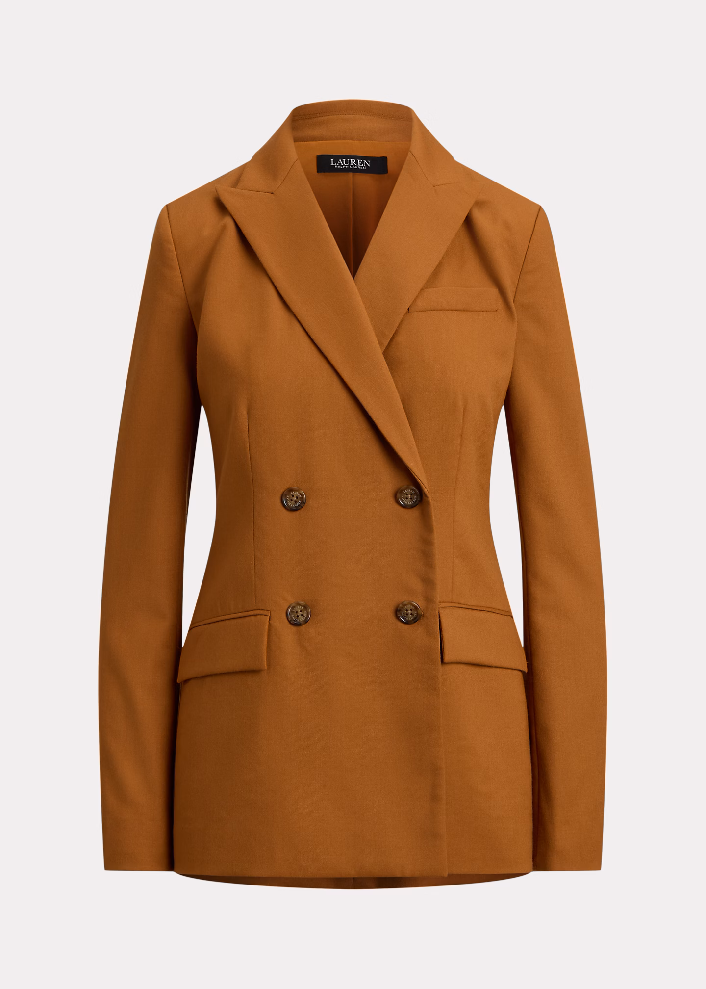 Zweireihiger Blazer aus Wolltwill - RALPH LAUREN OUTLET