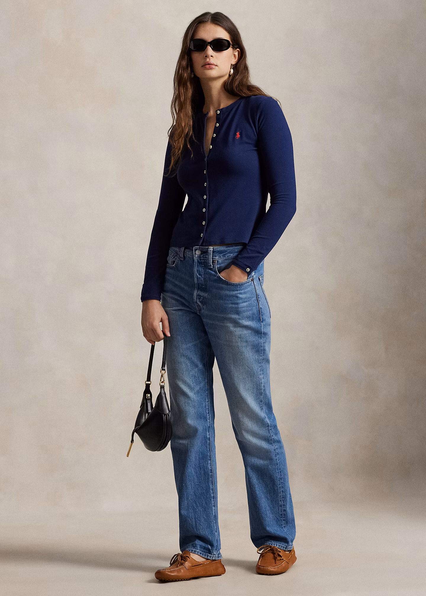 Strickjacke aus French-Terry - RALPH LAUREN OUTLET