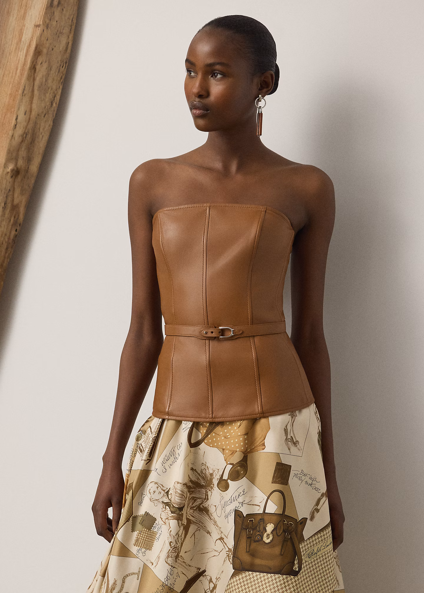 Bustier Chelsey aus Lammleder - RALPH LAUREN OUTLET