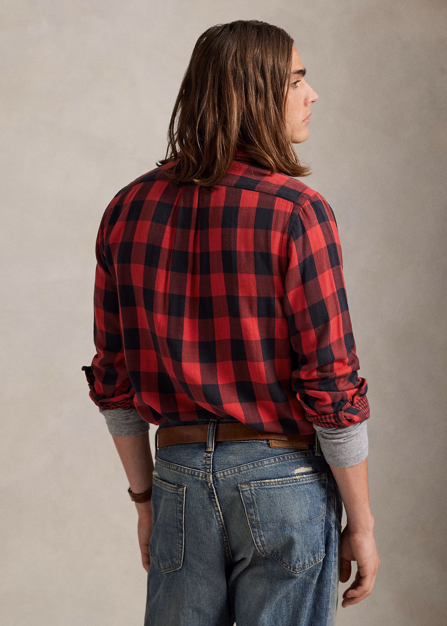 Custom-Fit Hemd mit Karomuster - RALPH LAUREN OUTLET